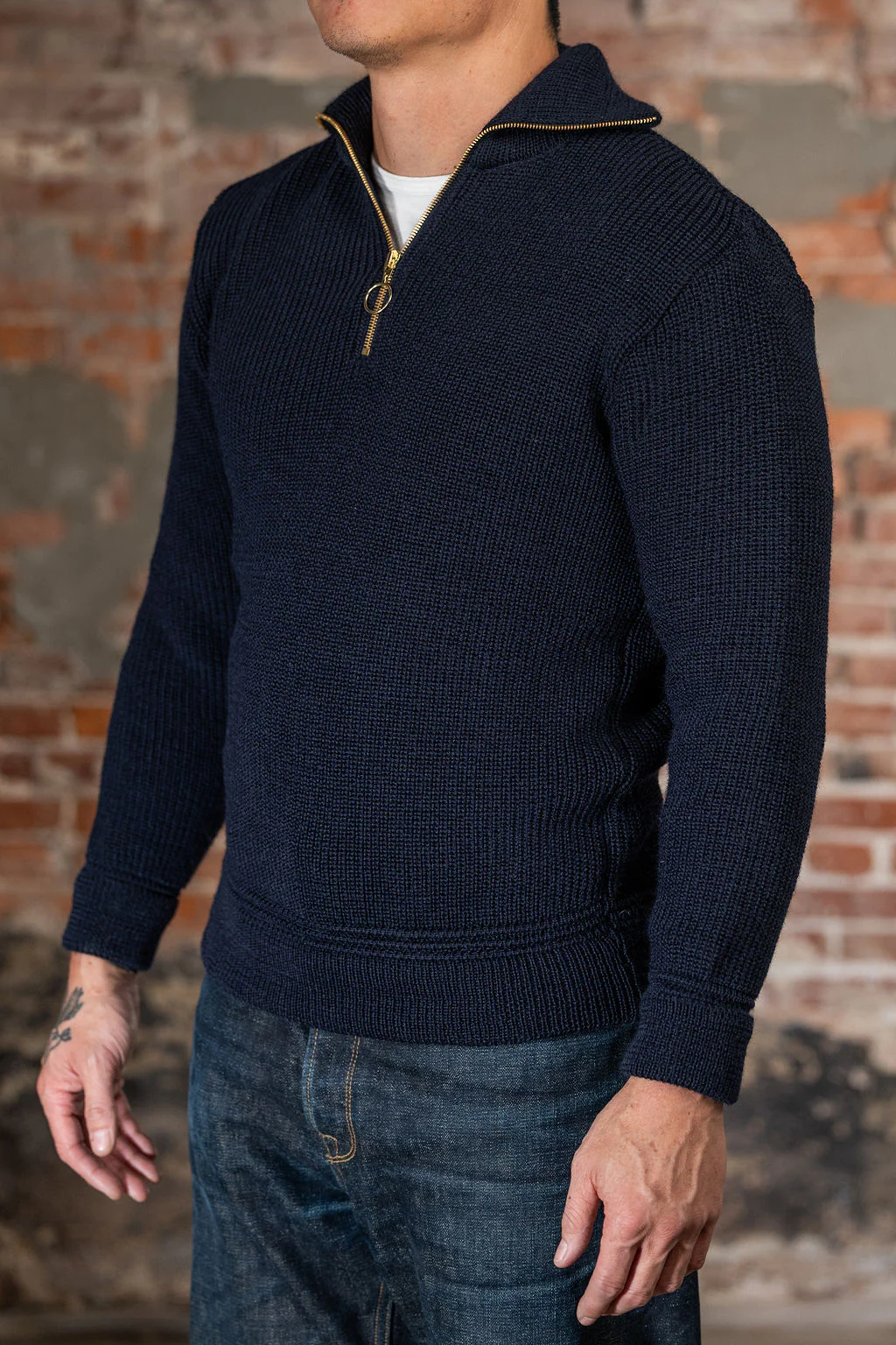 Heimat Textil Skipper Sweater - Ink - Image 2