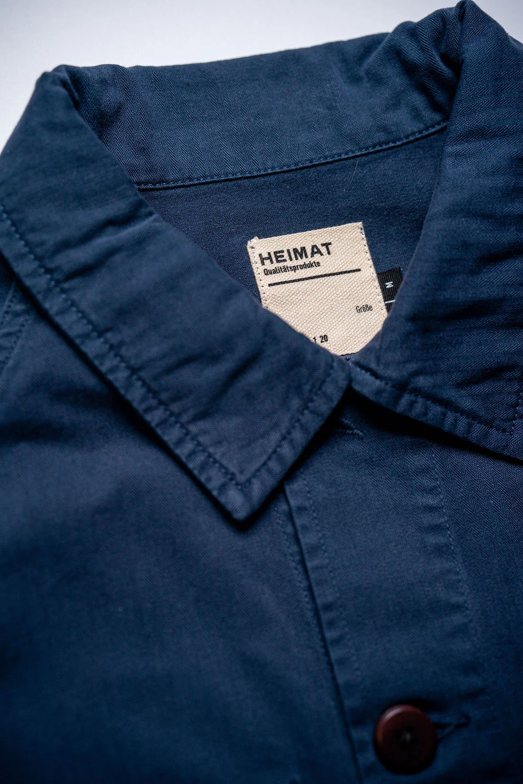 Heimat Textil Journey Coat - Herringbone Ink - Image 10