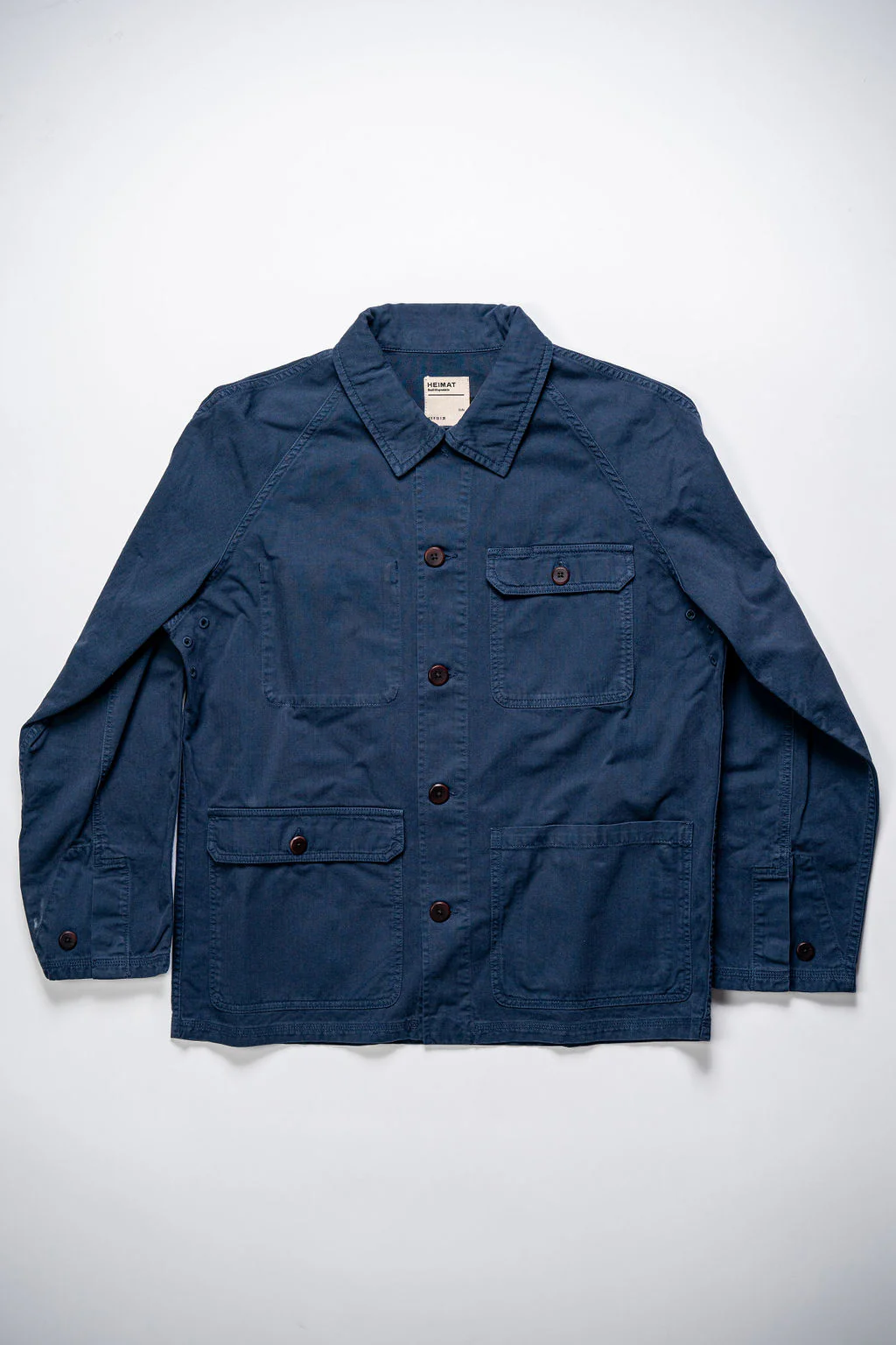 Heimat Textil Journey Coat - Herringbone Ink - Image 4