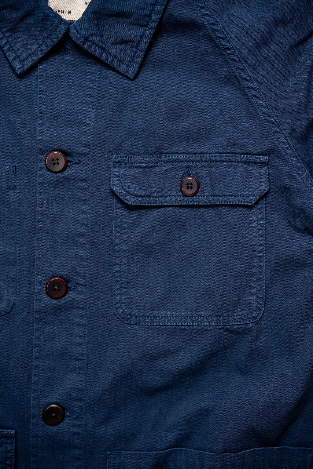 Heimat Textil Journey Coat - Herringbone Ink - Image 6
