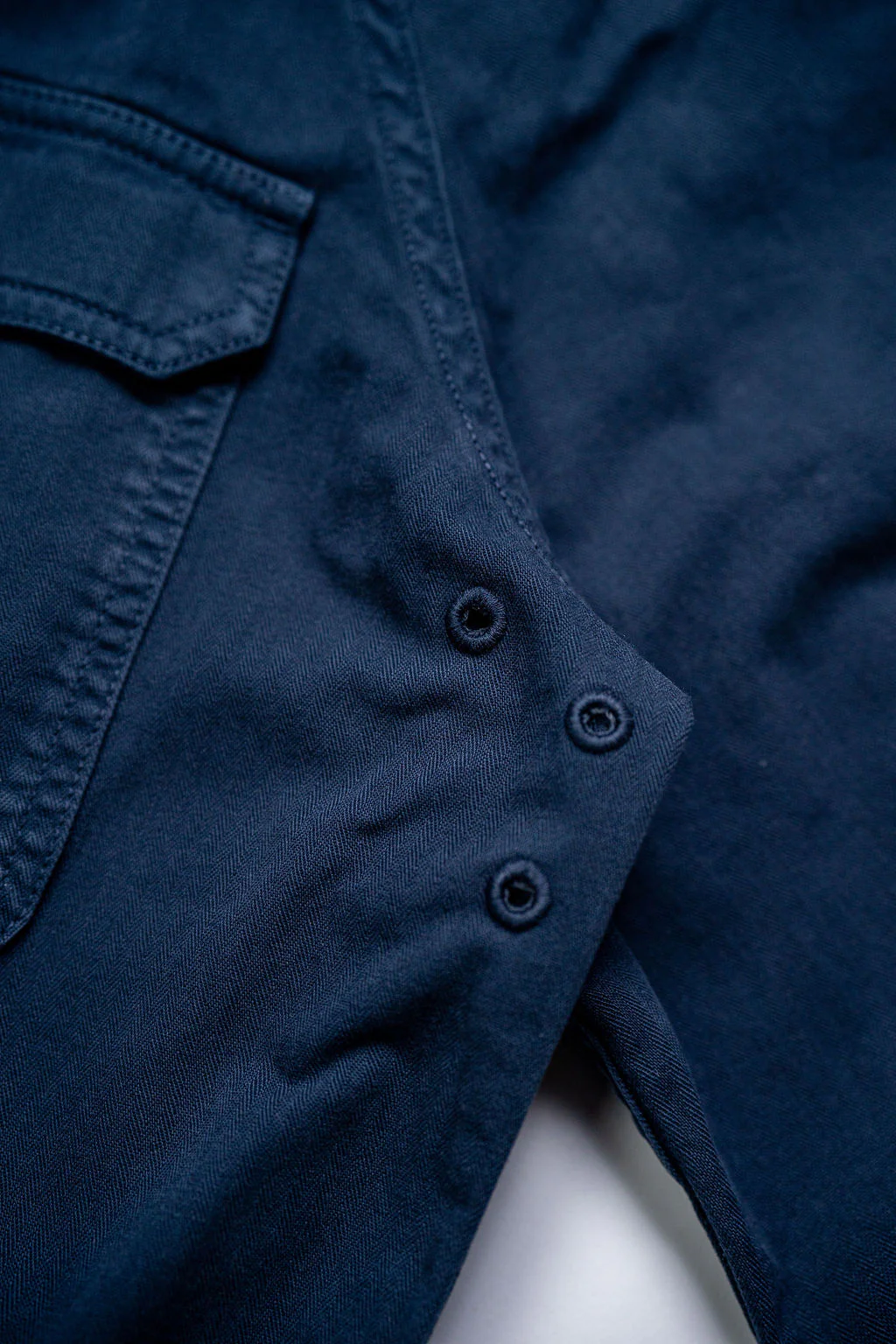 Heimat Textil Journey Coat - Herringbone Ink - Image 8