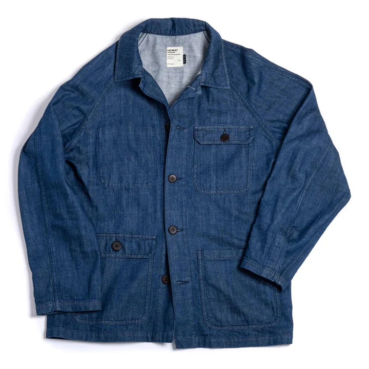 Heimat Textil Journey Coat - Indigo Rinse - Image 4