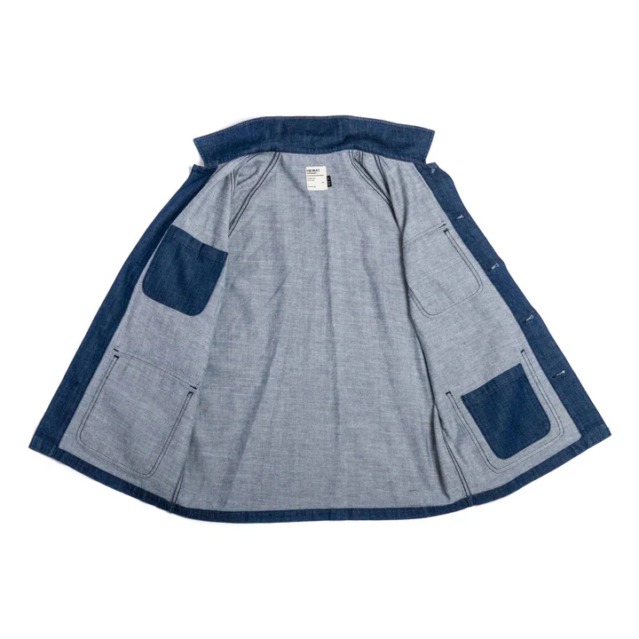 Heimat Textil Journey Coat - Indigo Rinse - Image 5