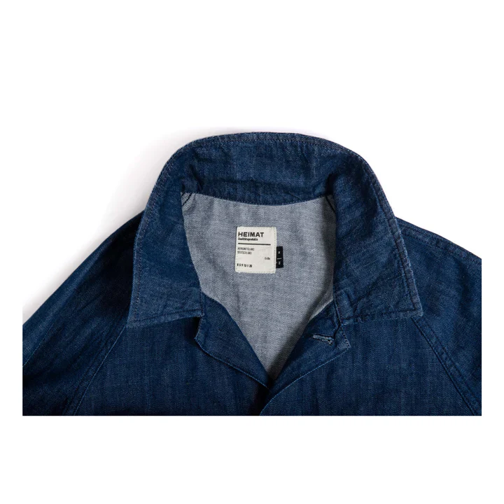 Heimat Textil Journey Coat - Indigo Rinse - Image 6