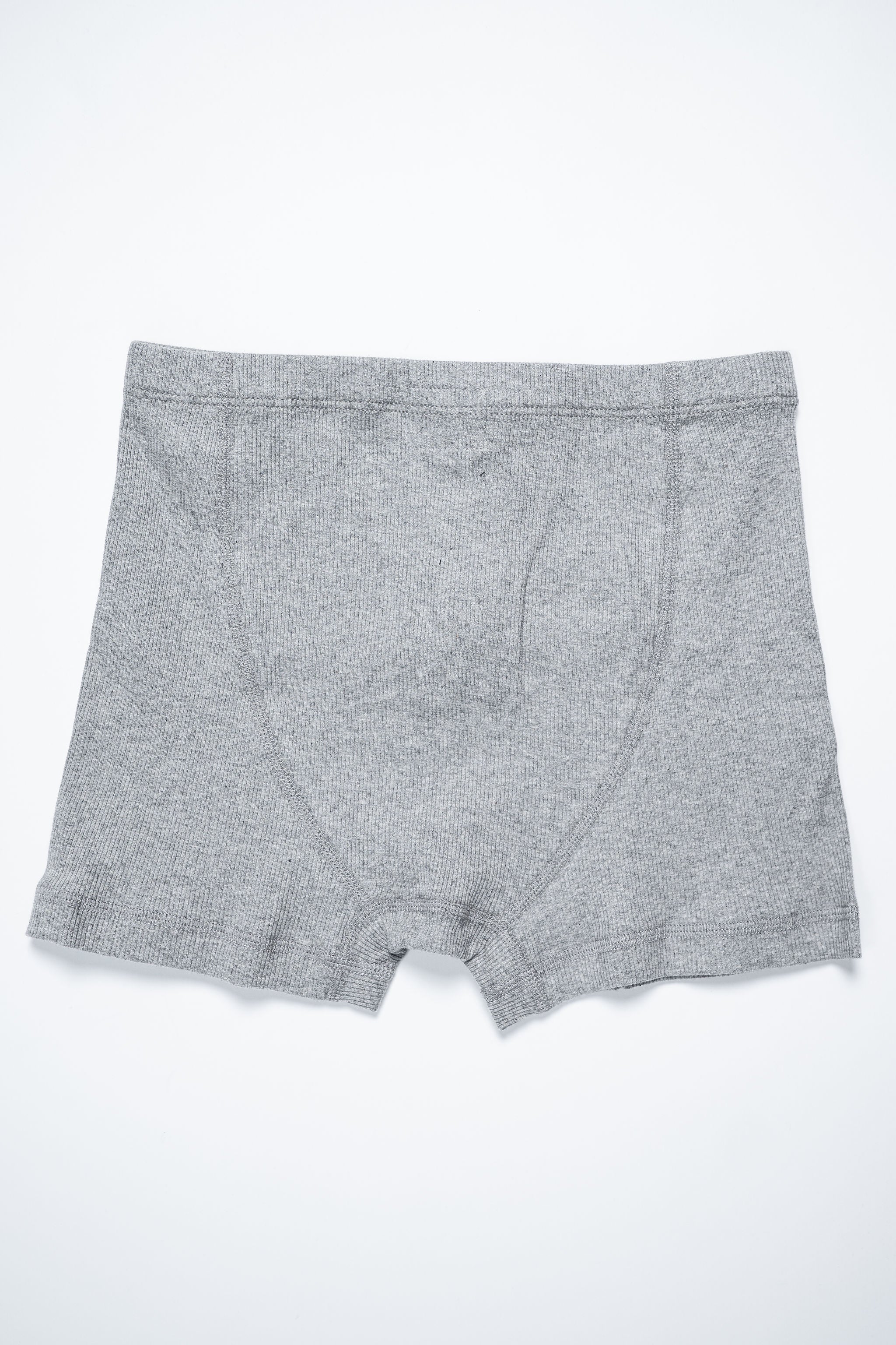 Hemen Biarritz Ribbed Boxer Brief - Heather Grey - Image 2