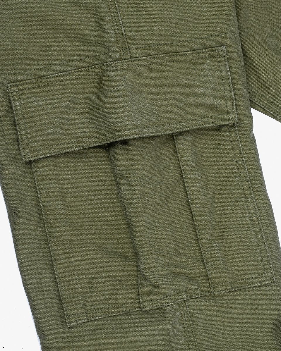 IH-738-GRN Whipcord Cargo Pants - Army Green - Image 8