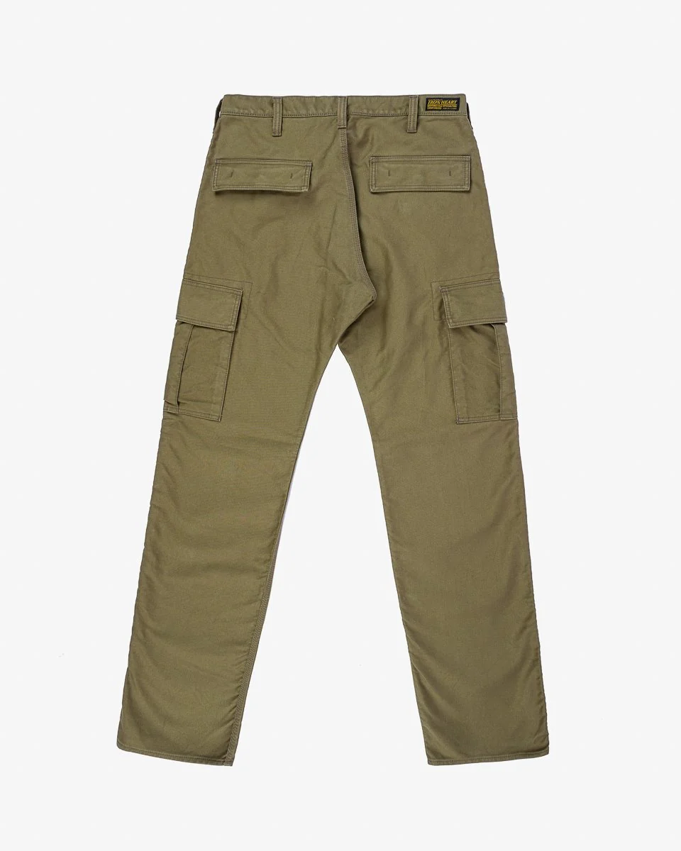IH-738-KHA Whipcord Cargo Pants - Khaki - Image 2