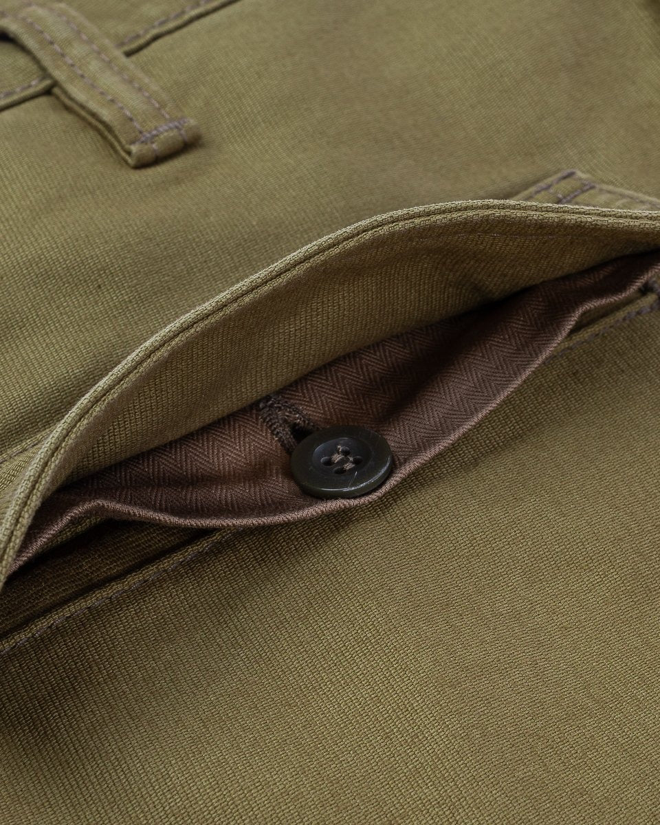 IH-738-KHA Whipcord Cargo Pants - Khaki - Image 4