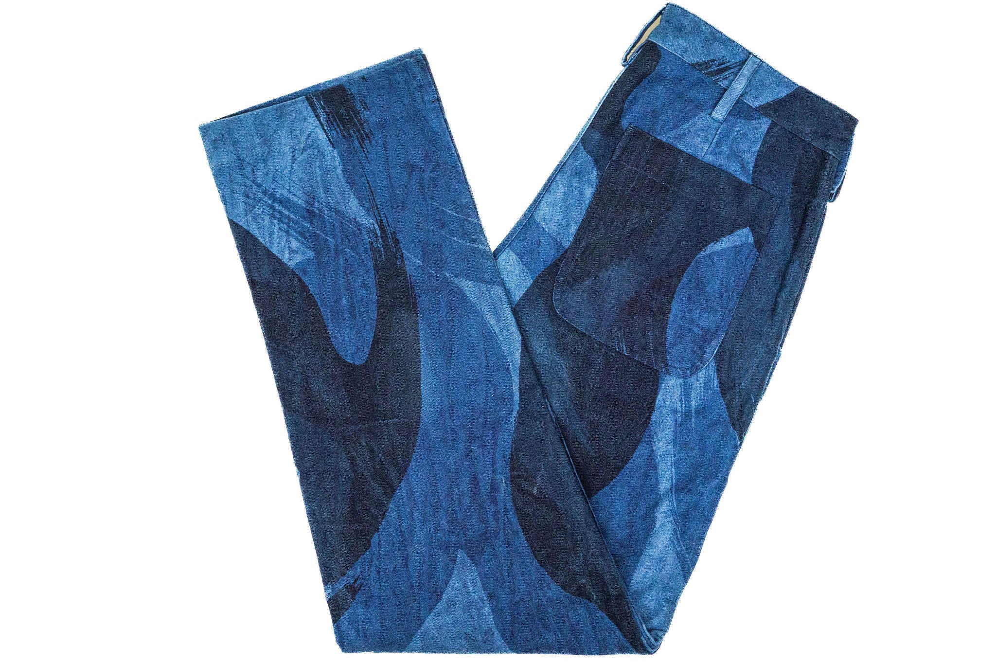 Indi + Ash Isaac Pant - Plant Indigo Paintbrush Camo - Image 10
