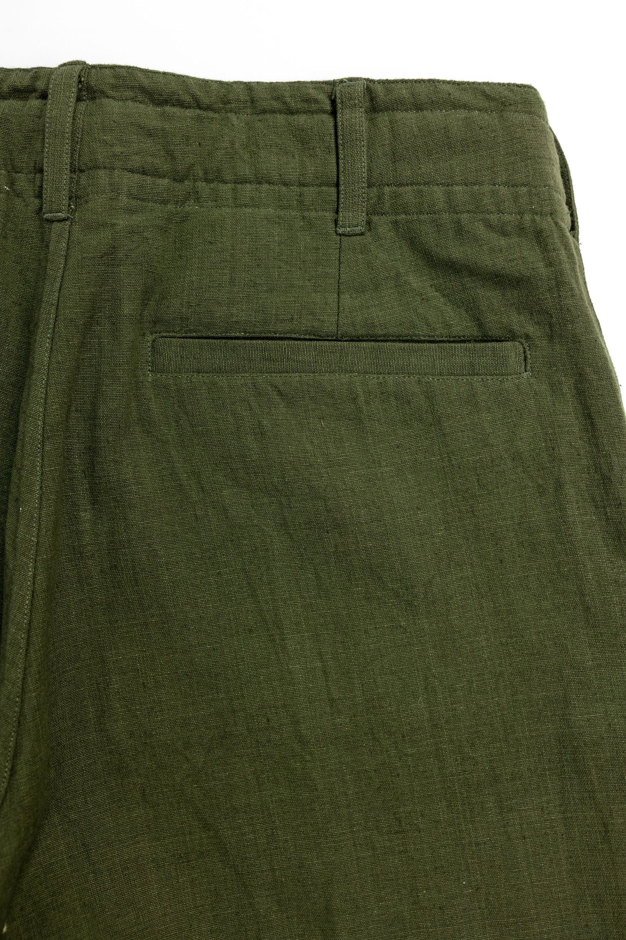Indi + Ash Obelisk Pant - Handwoven Forest Denim - Image 11