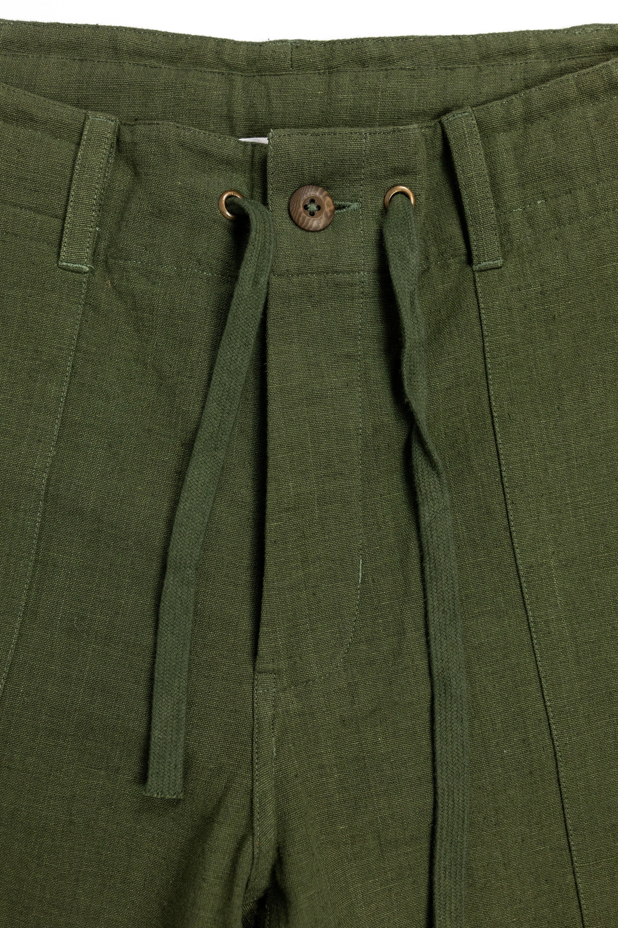 Indi + Ash Obelisk Pant - Handwoven Forest Denim - Image 5