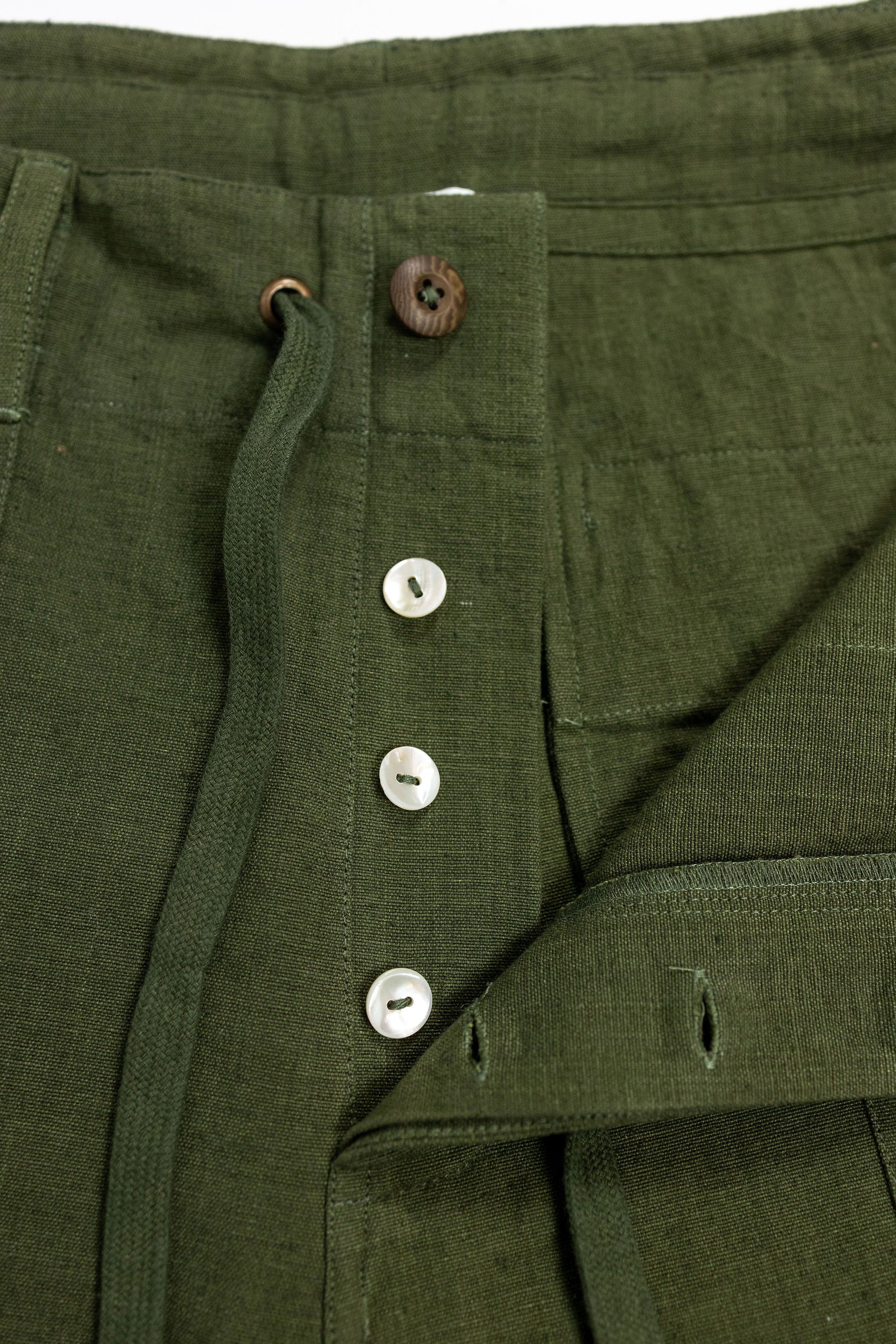 Indi + Ash Obelisk Pant - Handwoven Forest Denim - Image 7