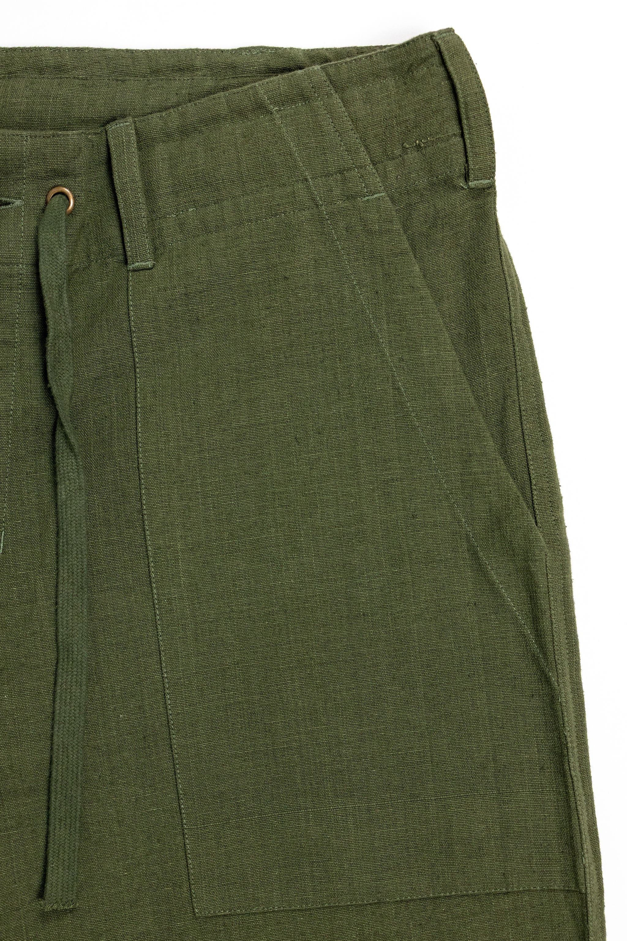 Indi + Ash Obelisk Pant - Handwoven Forest Denim - Image 8