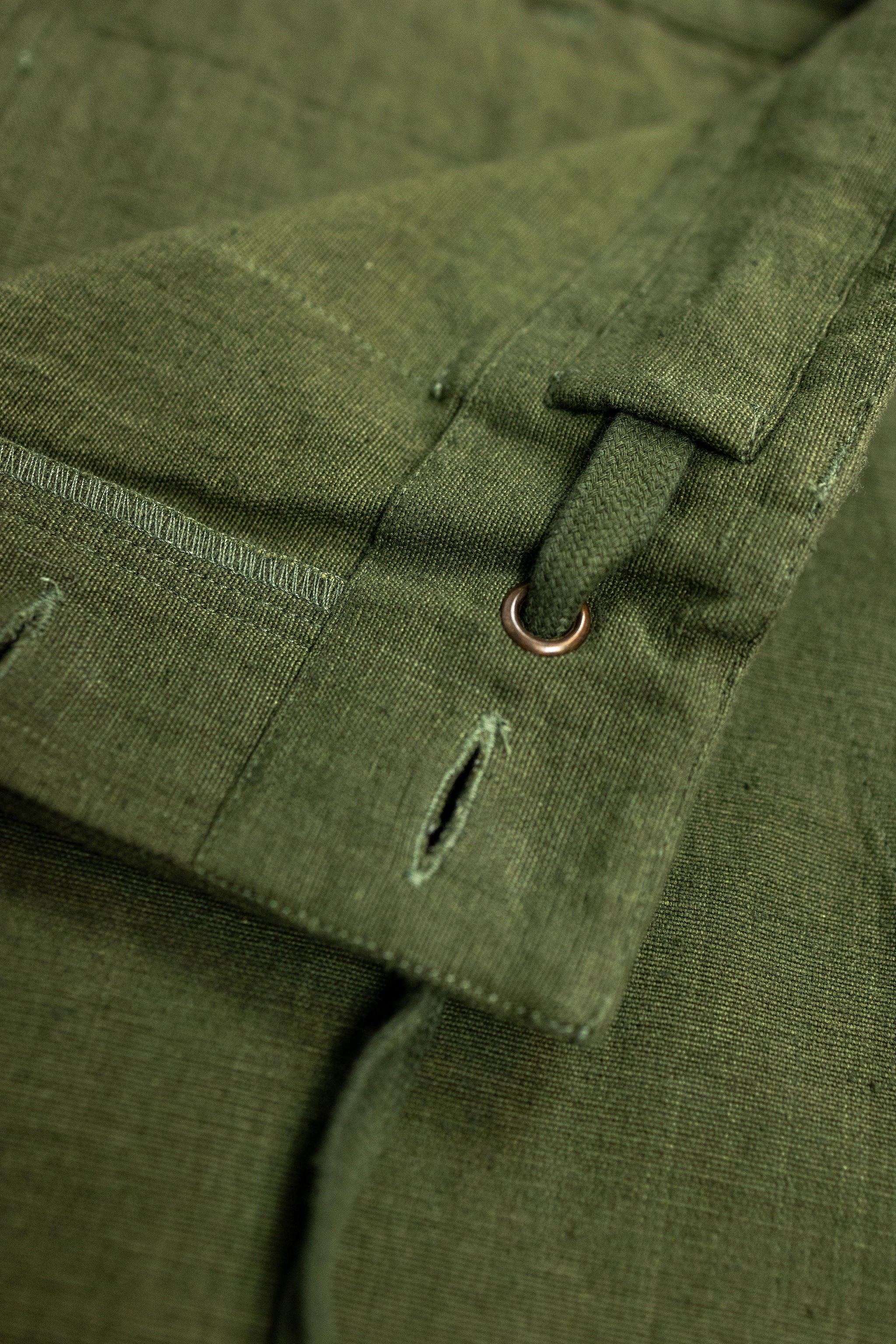 Indi + Ash Obelisk Pant - Handwoven Forest Denim - Image 9