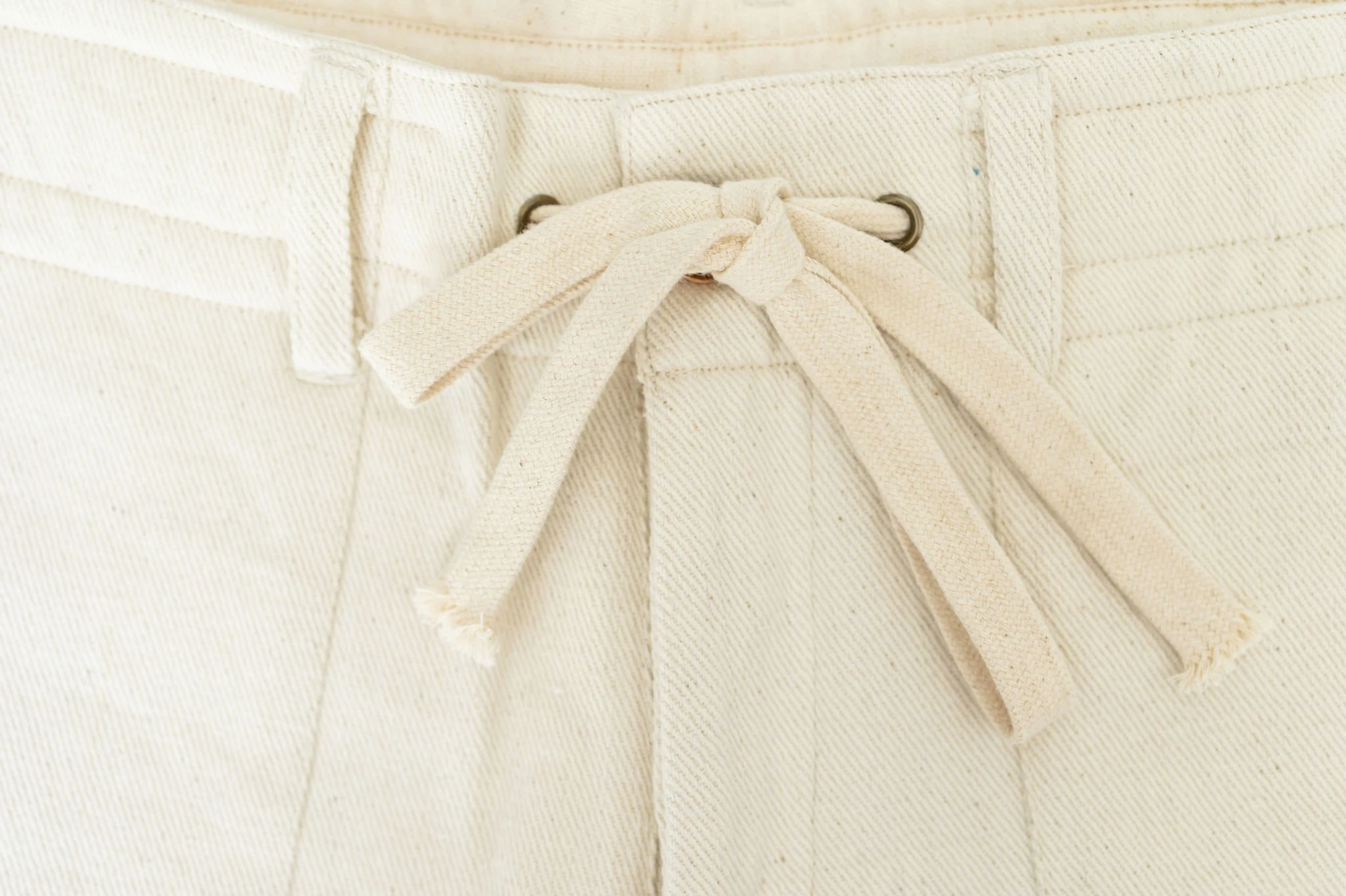 Indi + Ash Obelisk Pant - Handwoven Undyed Denim - Image 6