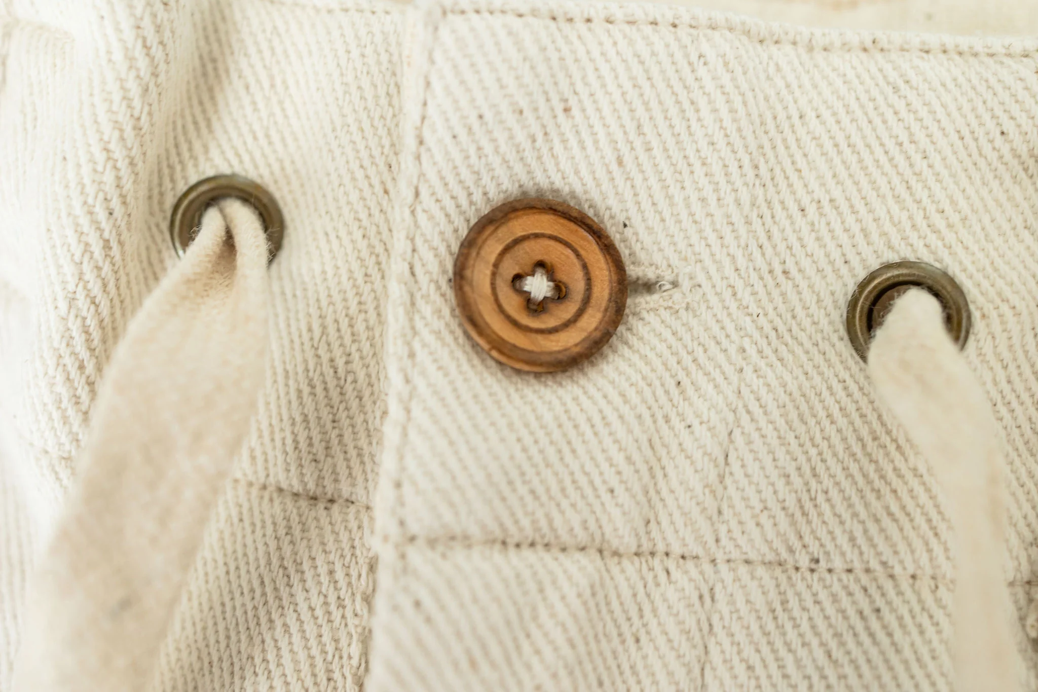 Indi + Ash Obelisk Pant - Handwoven Undyed Denim - Image 7