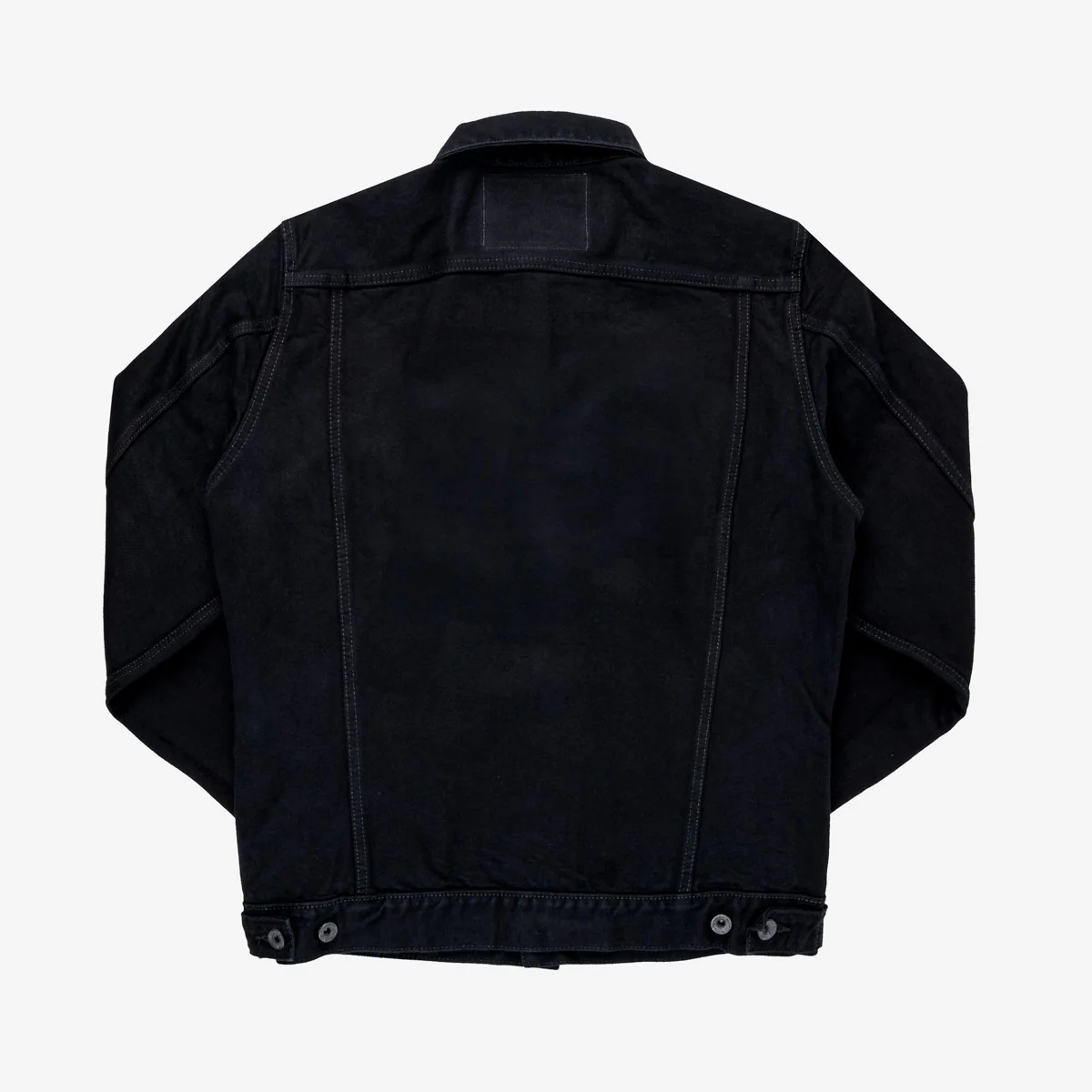 Iron Heart IH-526-142OD 14oz Selvedge Denim Modified Type III Jacket - Indigo Overdyed Black - Image 15
