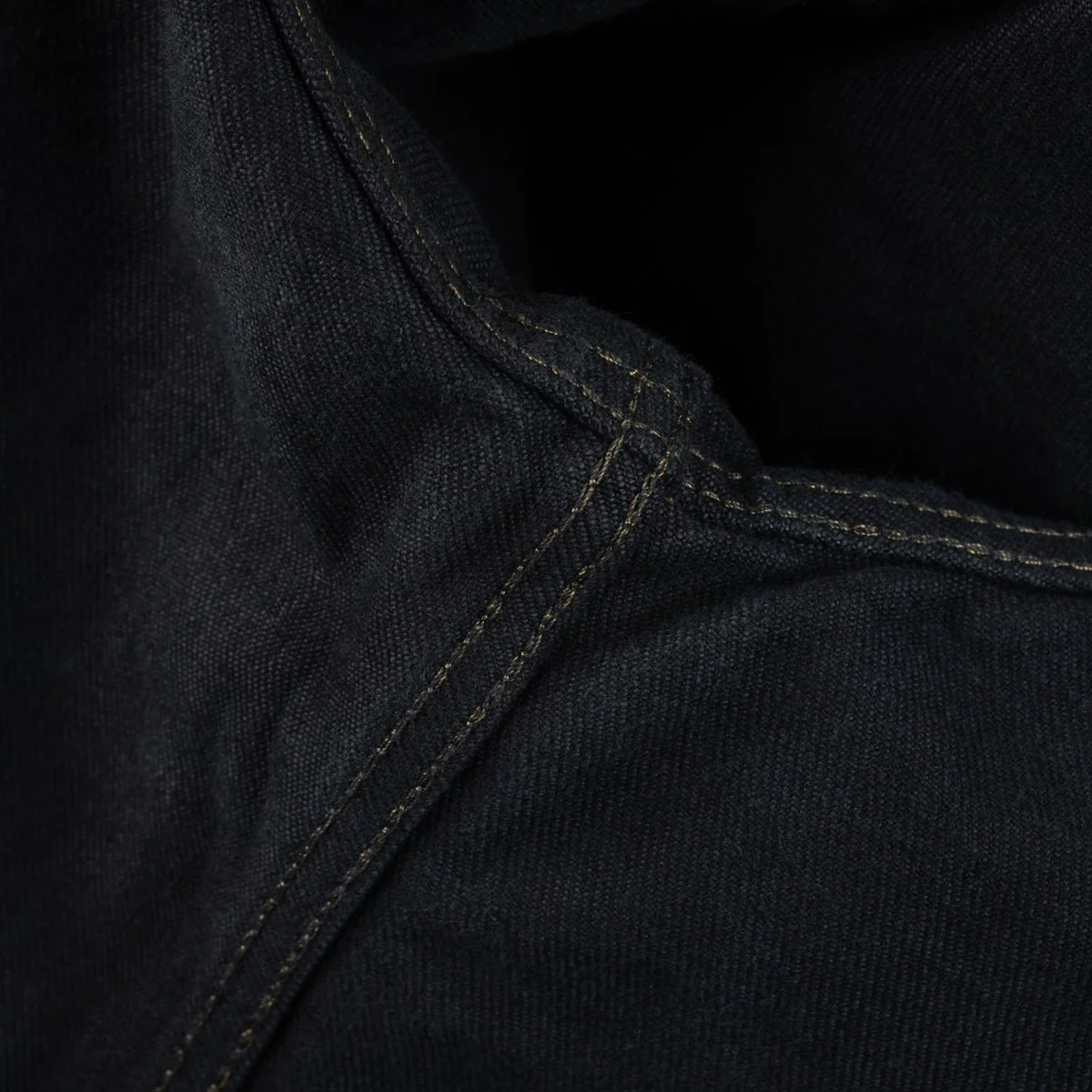 Iron Heart IH-526-142OD 14oz Selvedge Denim Modified Type III Jacket - Indigo Overdyed Black - Image 8