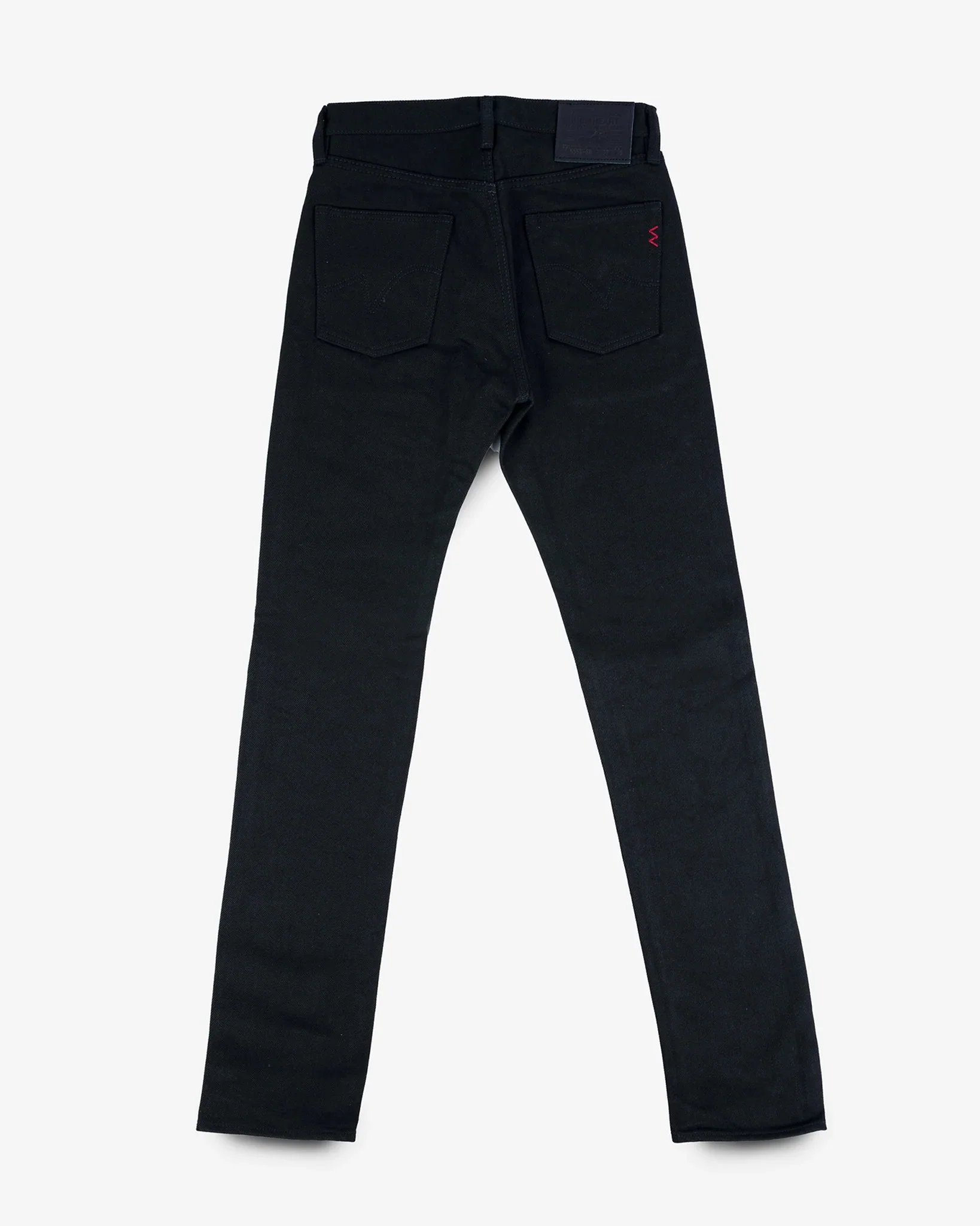 Iron Heart IH-555S-SB 21oz Selvedge Denim Super Slim Cut Jeans - Superblack Non-Fade - Image 10