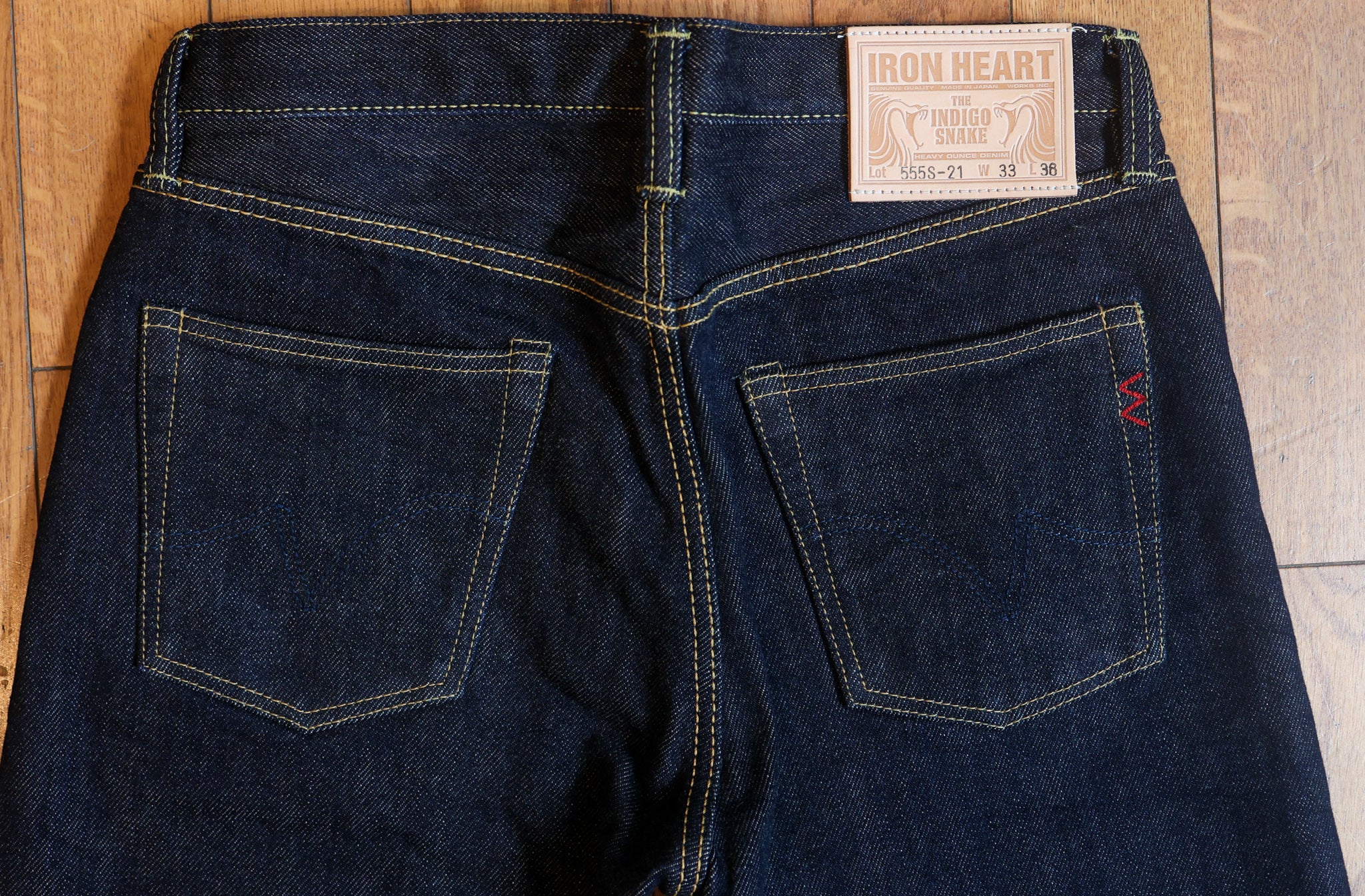Iron Heart IH-555S-21 - 21oz. Selvedge Denim Super Slim - Image 8