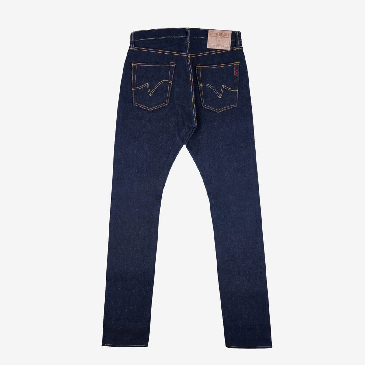 Iron Heart IH-555S-UHR 21/23oz Ultra Heavy Raw Selvedge Denim Super Slim Cut Jeans - Indigo - Image 5