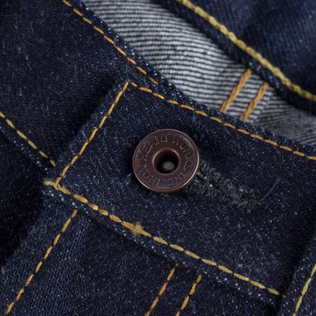 Iron Heart IH-555S-UHR 21/23oz Ultra Heavy Raw Selvedge Denim Super Slim Cut Jeans - Indigo - Image 6