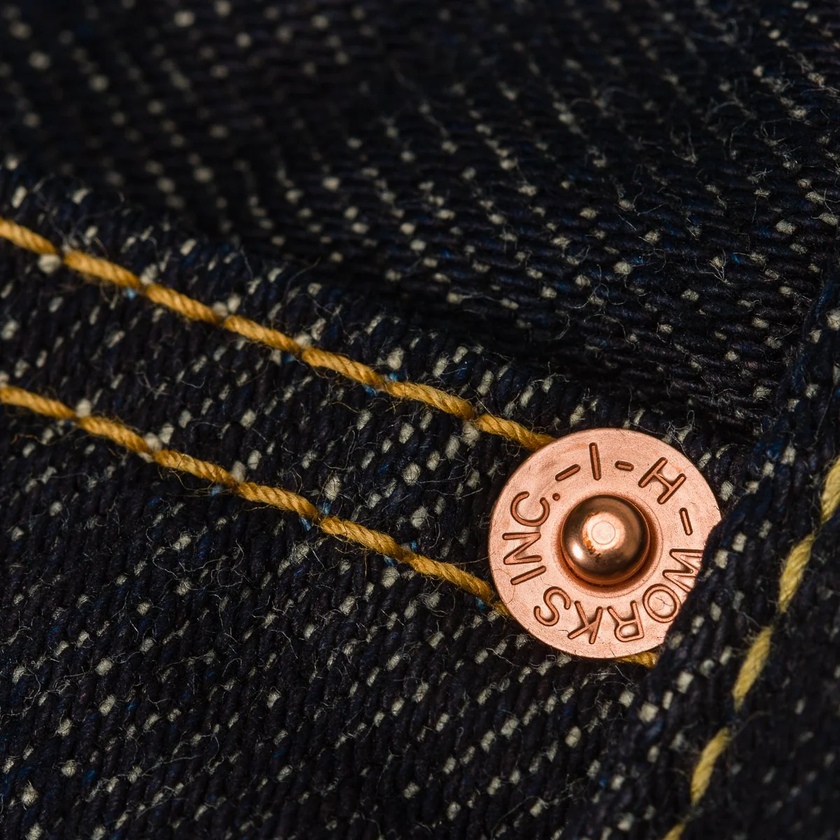 Iron Heart IH-666S-21 Indigo 21oz. Selvedge Denim - Slim Cut - Image 10