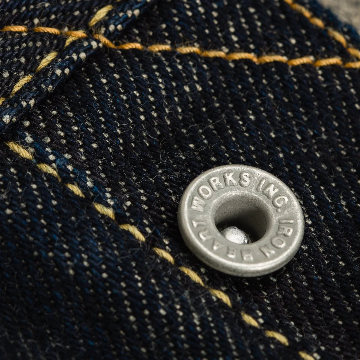 Iron Heart IH-666S-21 Indigo 21oz. Selvedge Denim - Slim Cut - Image 9