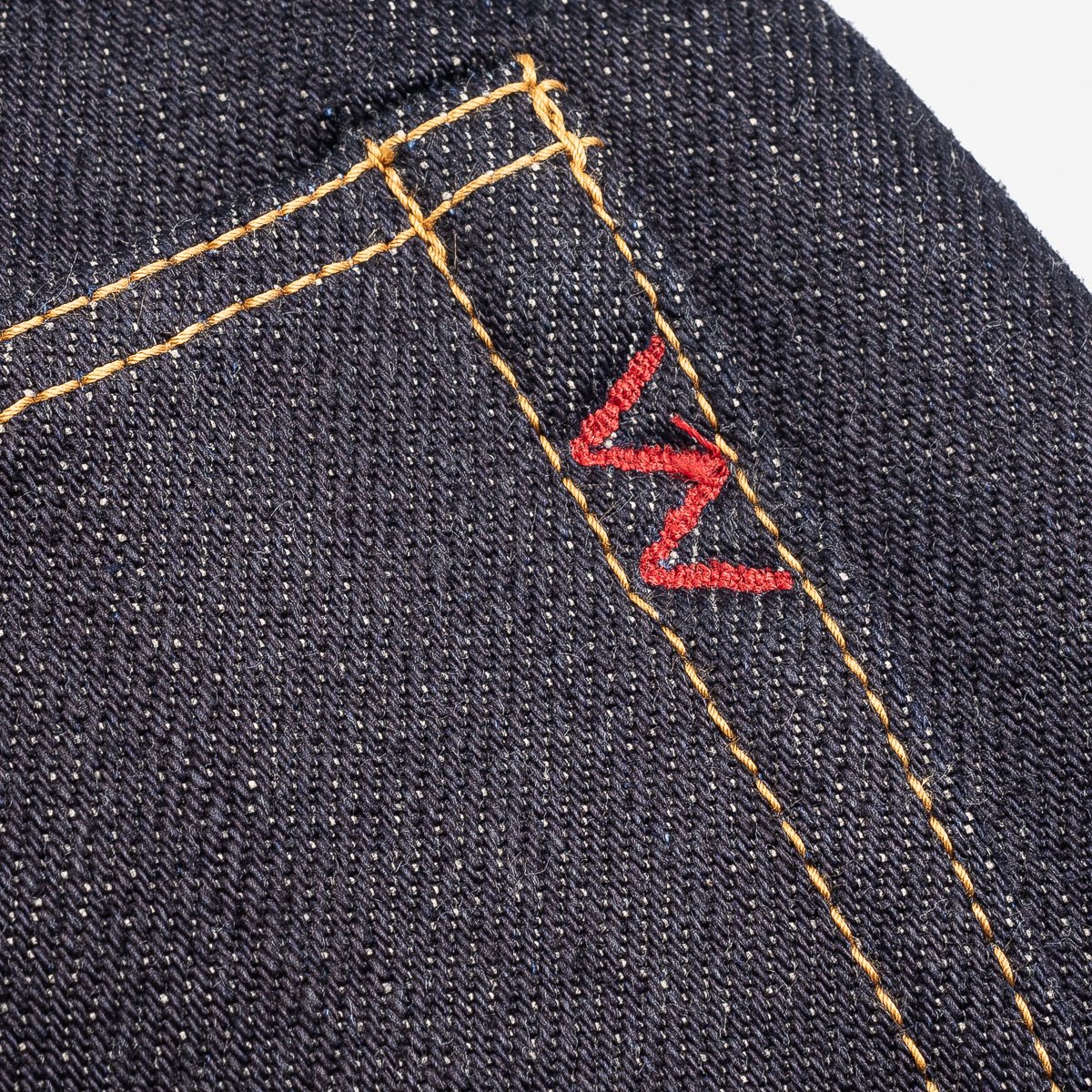 Iron Heart IH-888-XHS 25oz Selvedge Denim Medium/High Rise Tapered Cut Jeans - Indigo - Image 11