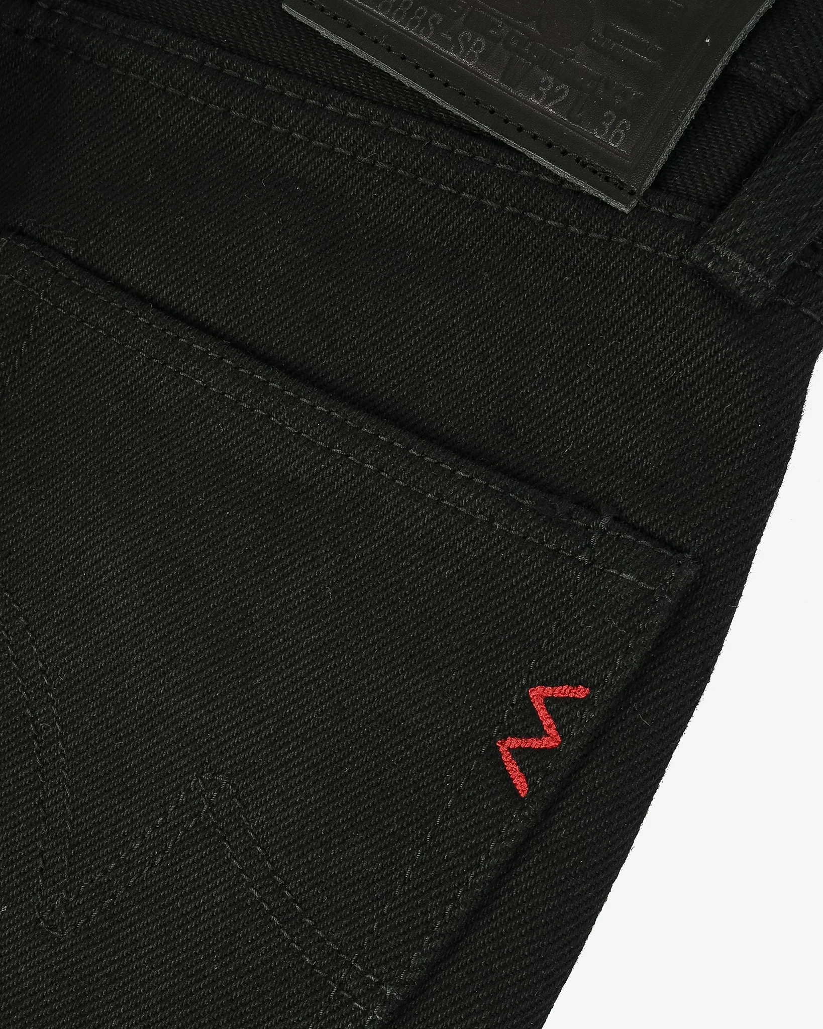 Iron Heart IH-888S-SB Superblack Non-Fade 21oz. Selvedge Denim - Tapered Cut - Image 11