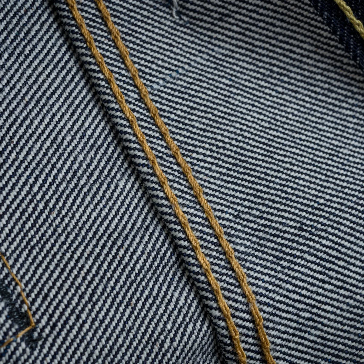 Iron Heart IH-888S-UHR 21/23oz Ultra Heavy Raw Selvedge Denim Medium/High Rise Tapered Cut Jeans - Indigo - Image 11