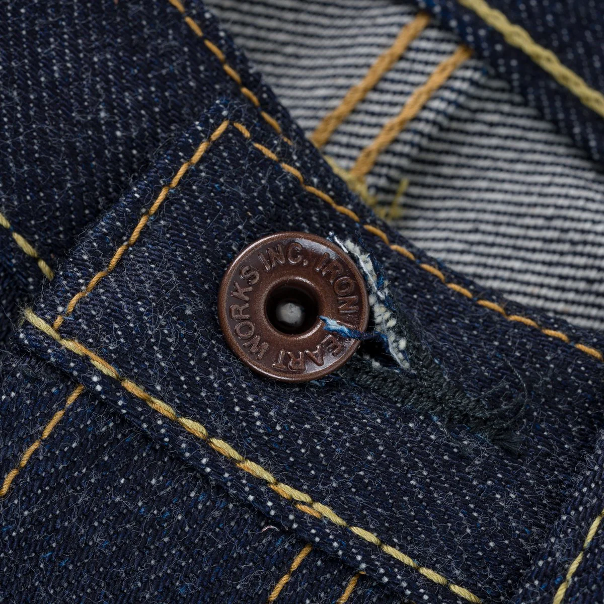 Iron Heart IH-888S-UHR 21/23oz Ultra Heavy Raw Selvedge Denim Medium/High Rise Tapered Cut Jeans - Indigo - Image 6