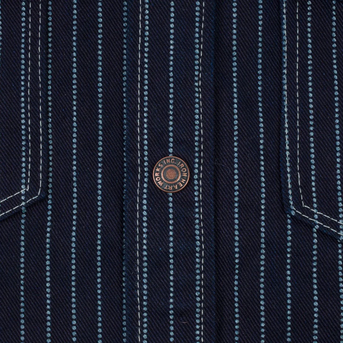 Iron Heart IHSH-227-IND 12oz Wabash CPO Shirt - Indigo - Image 10