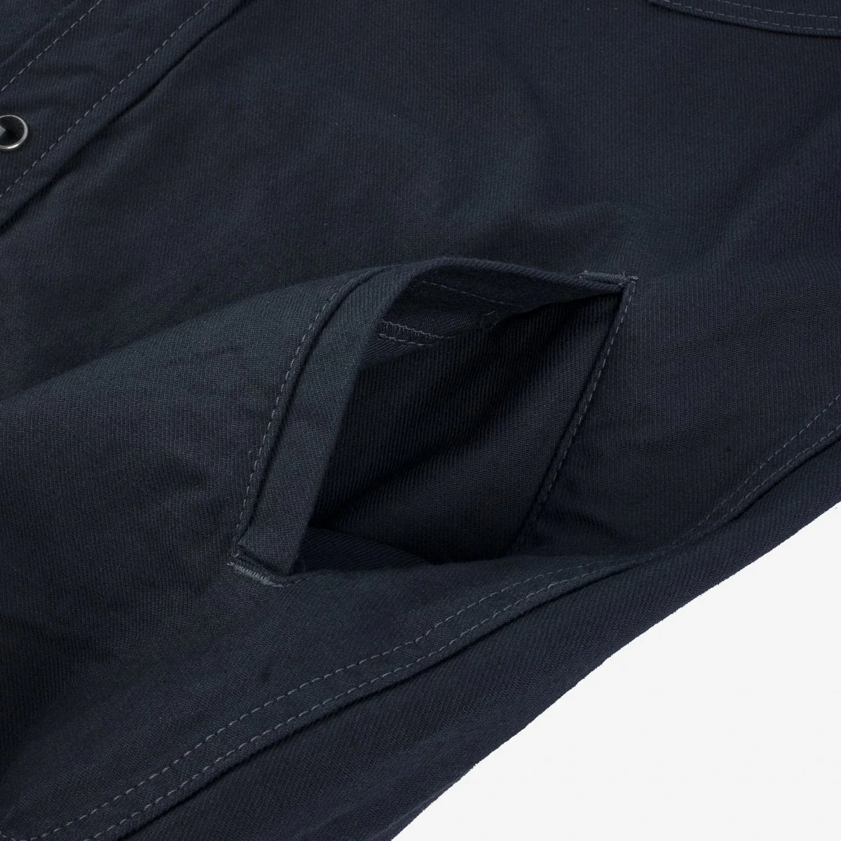 Iron Heart IHSH-381-BLK 9oz Military Serge CPO Shirt  - Black - Image 13