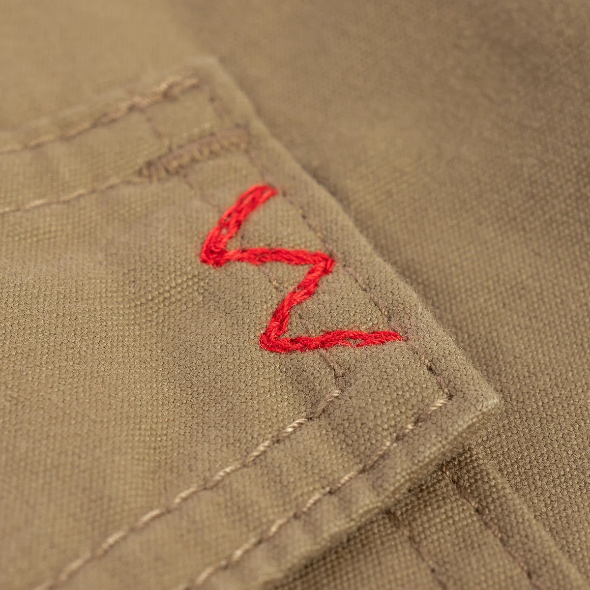 Iron Heart IHSH-394-KHA 7oz Fatigue Cloth Western Shirt - Khaki - Image 8