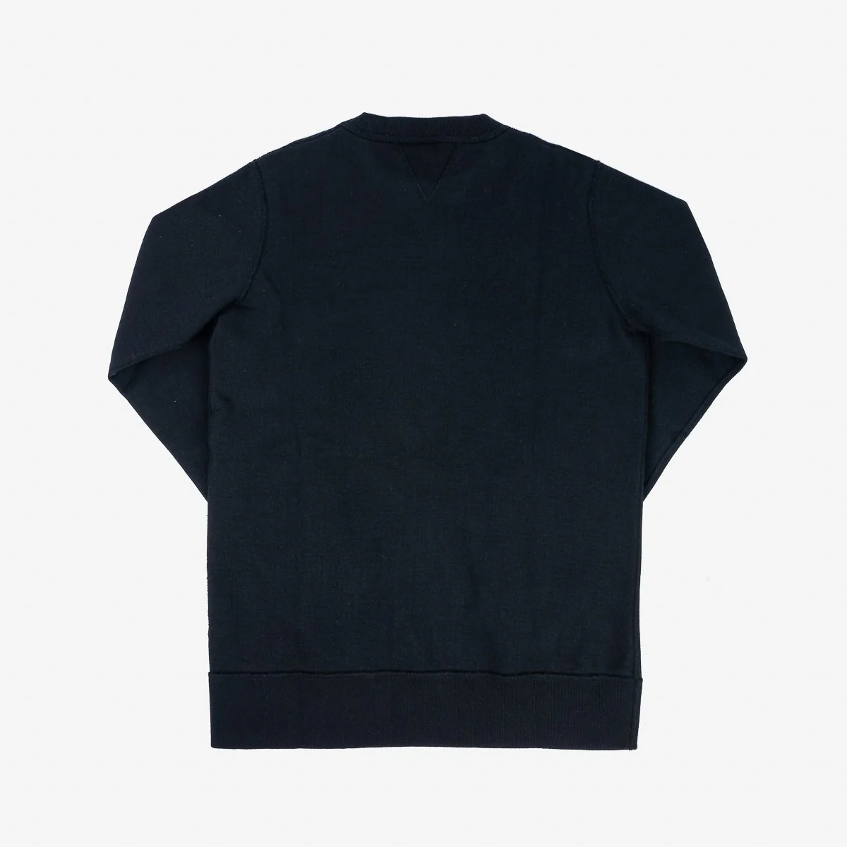 Iron Heart IHSW-69L-BLK 14oz Ultra Heavyweight Loopwheel Cotton Crew Neck Sweat - Black - Image 5