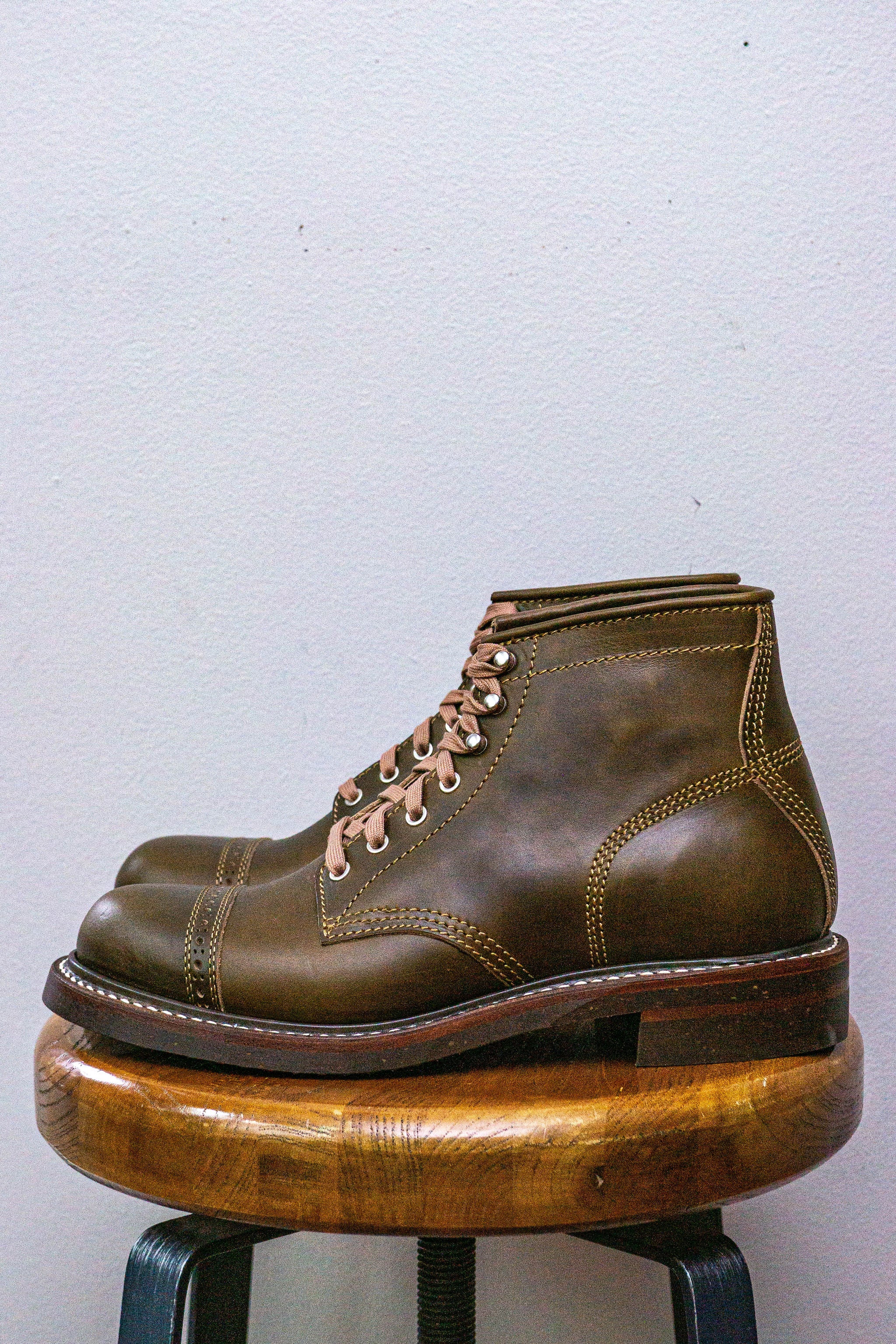 John Lofgren Combat Boot - Dark Olive Chromexcel - Image 4