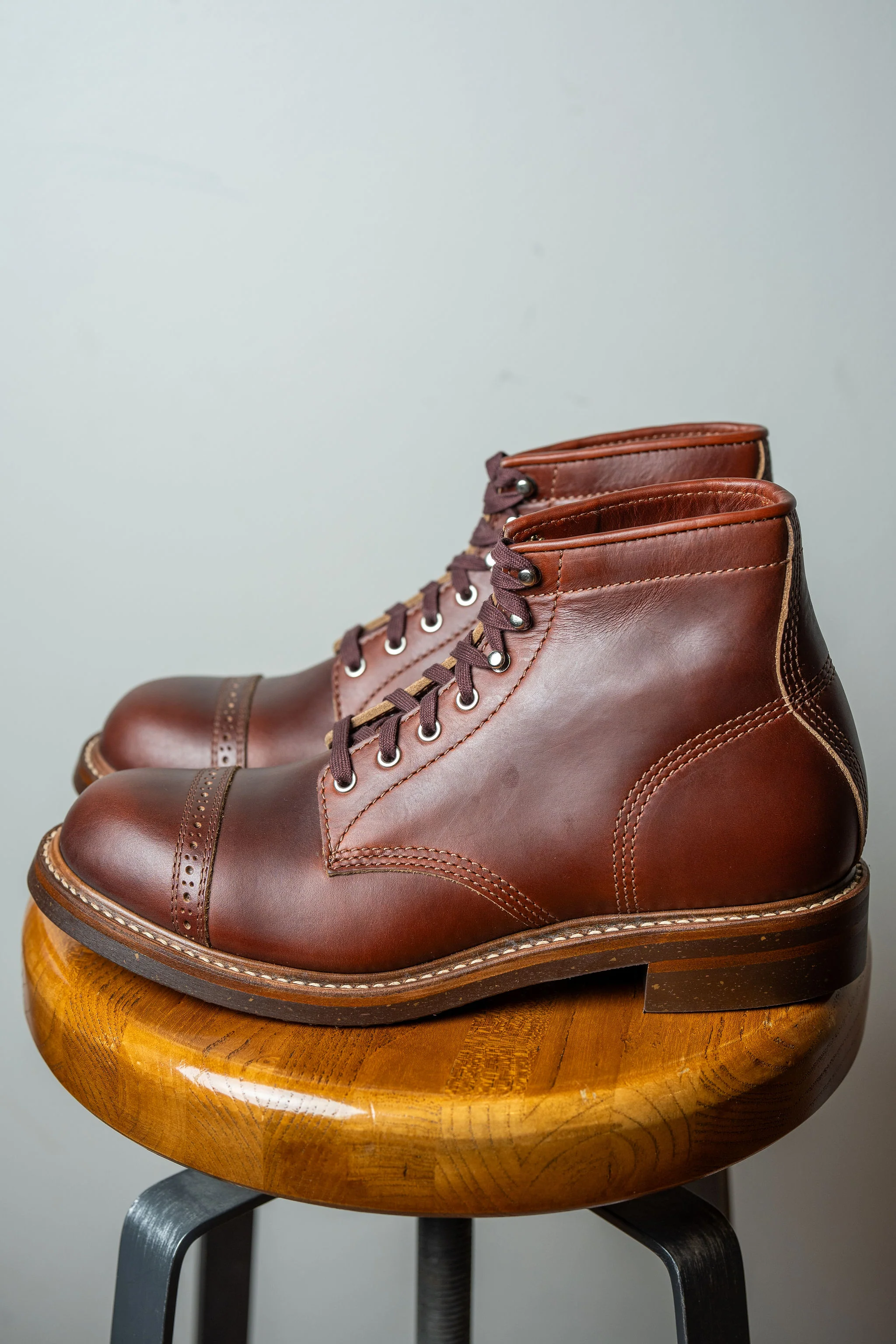 John Lofgren Combat Boot - Horween Leather CXL Timber - Image 3
