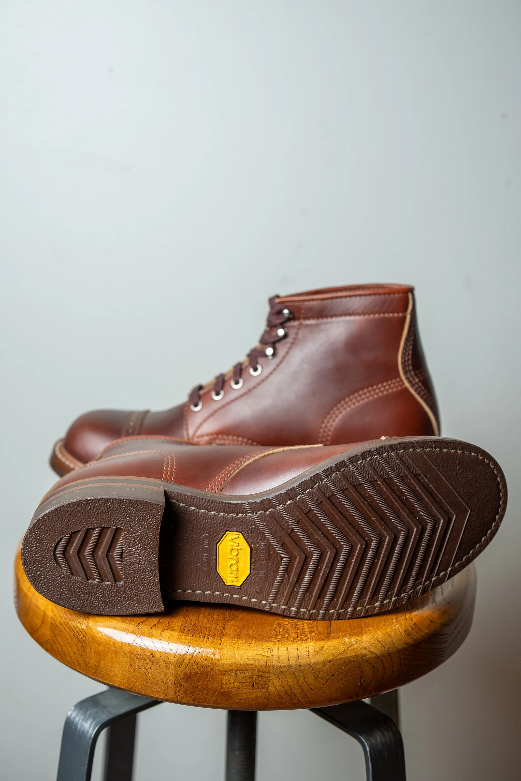 John Lofgren Combat Boot - Horween Leather CXL Timber - Image 4
