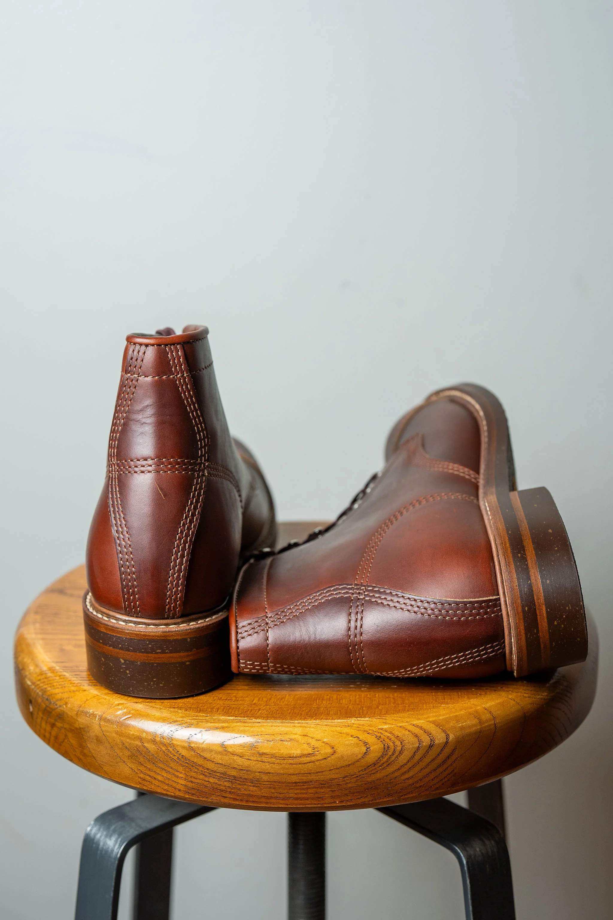 John Lofgren Combat Boot - Horween Leather CXL Timber - Image 5