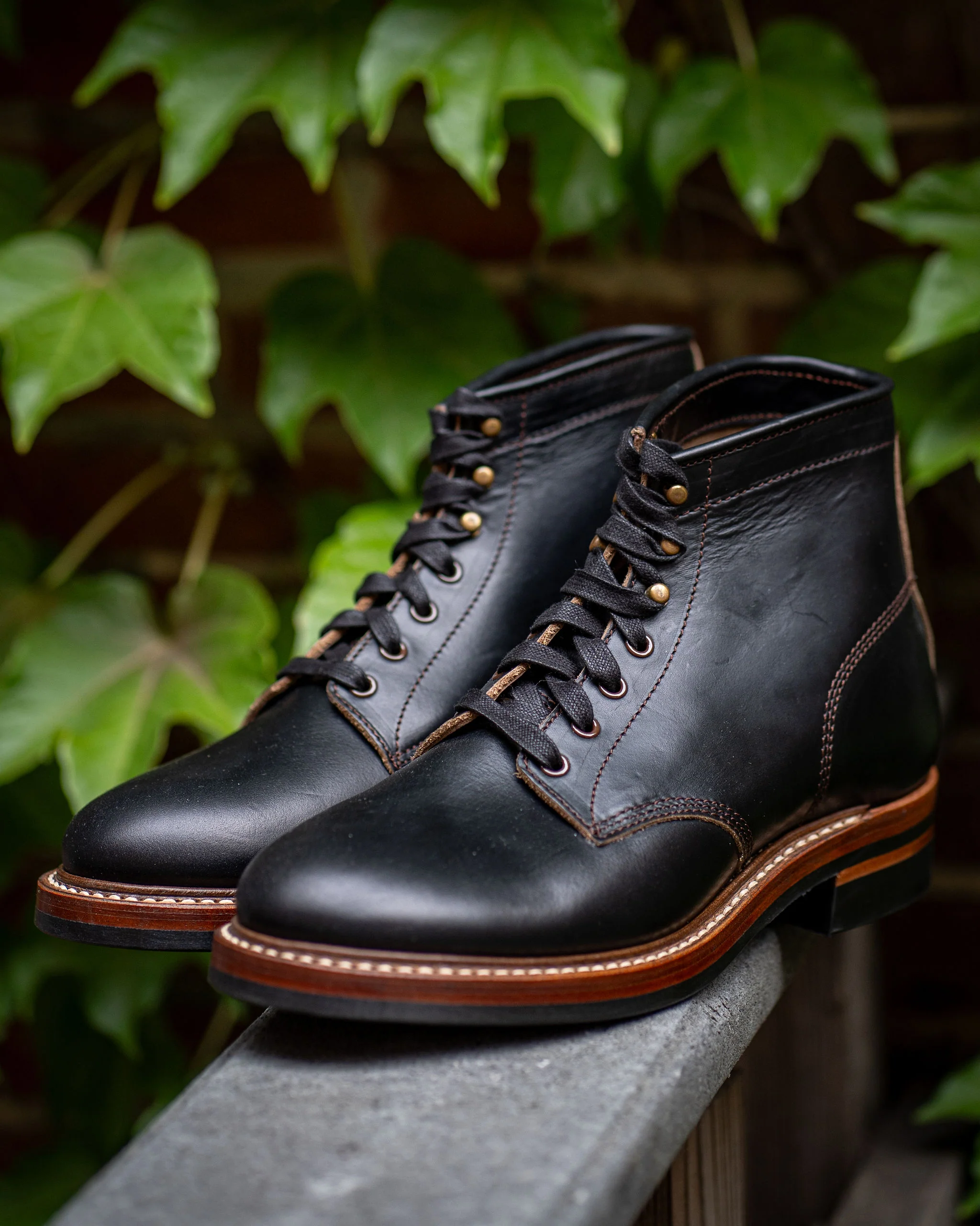 John Lofgren El Capitan Boots - Horween Leather Black Chromexcel - Image 10