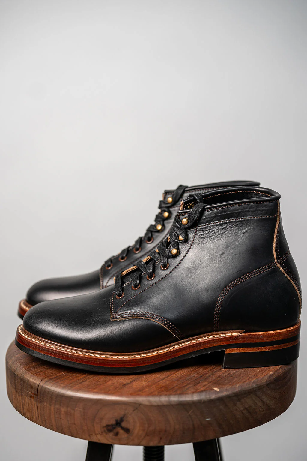 John Lofgren El Capitan Boots - Horween Leather Black Chromexcel - Image 3