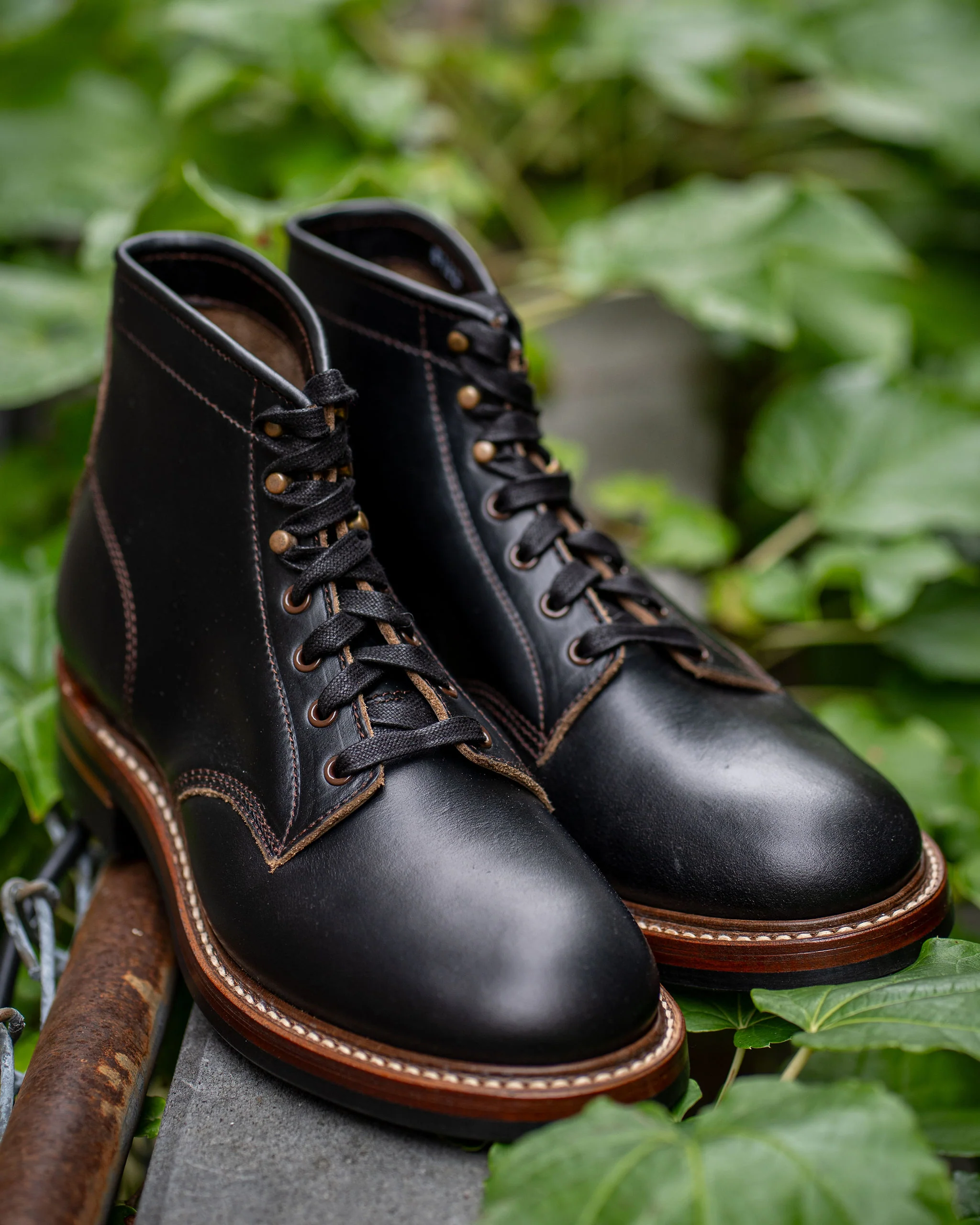 John Lofgren El Capitan Boots - Horween Leather Black Chromexcel - Image 8