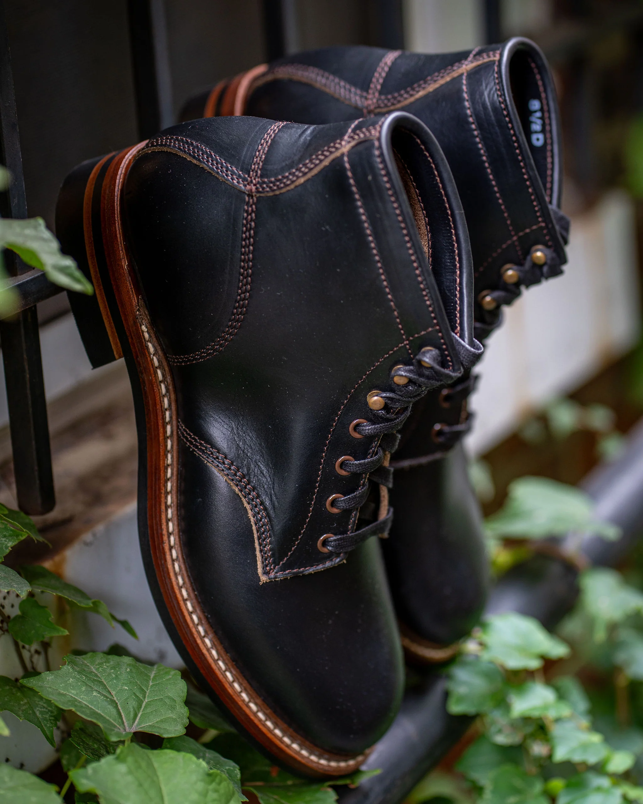 John Lofgren El Capitan Boots - Horween Leather Black Chromexcel - Image 9