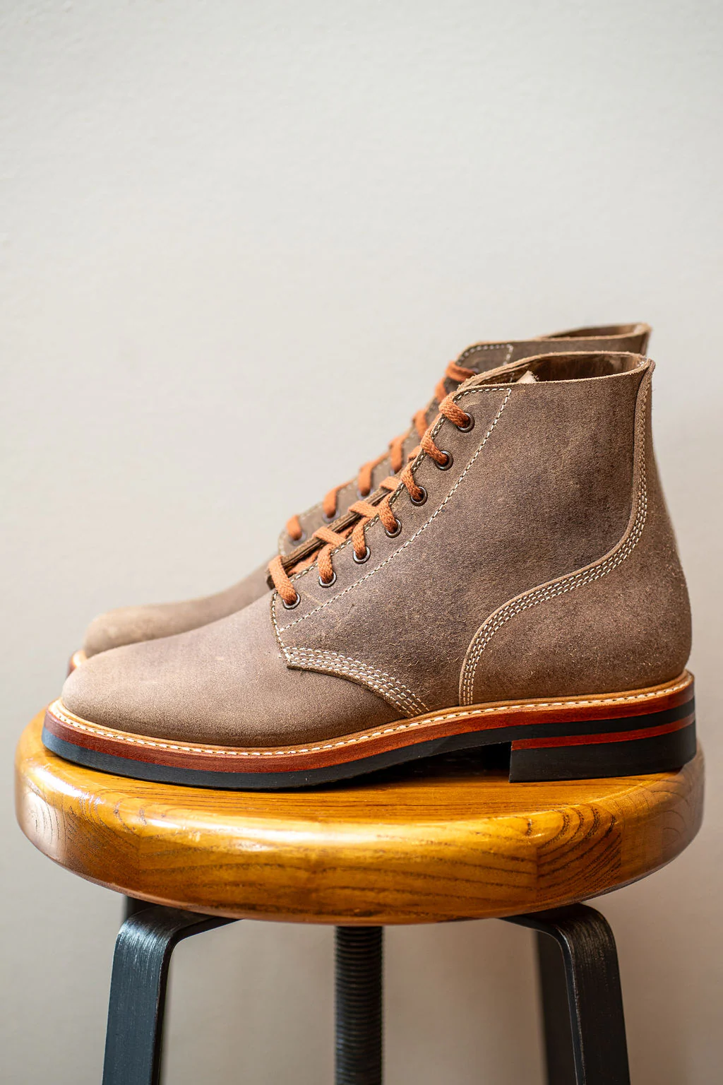 John Lofgren M-43 Service Shoes - Horween Natural CXL Natural Roughout - Image 4