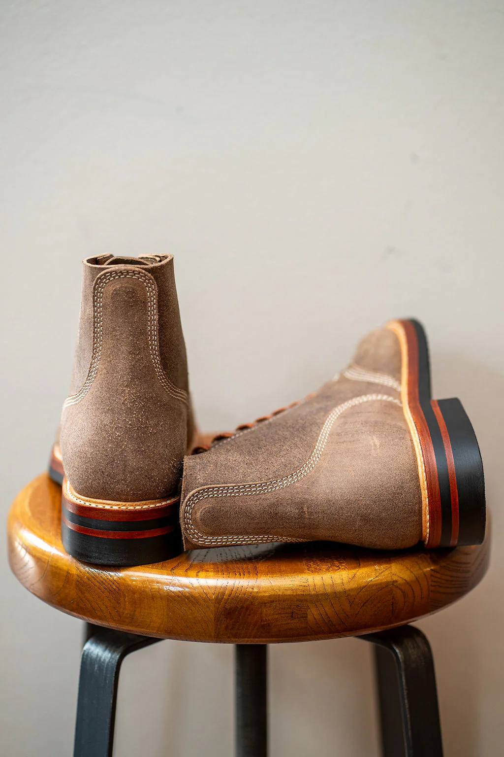 John Lofgren M-43 Service Shoes - Horween Natural CXL Natural Roughout - Image 5