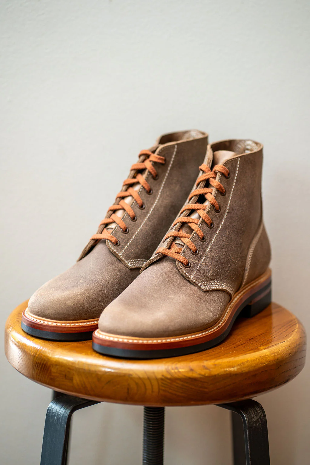John Lofgren M-43 Service Shoes - Horween Natural CXL Natural Roughout - Image 6