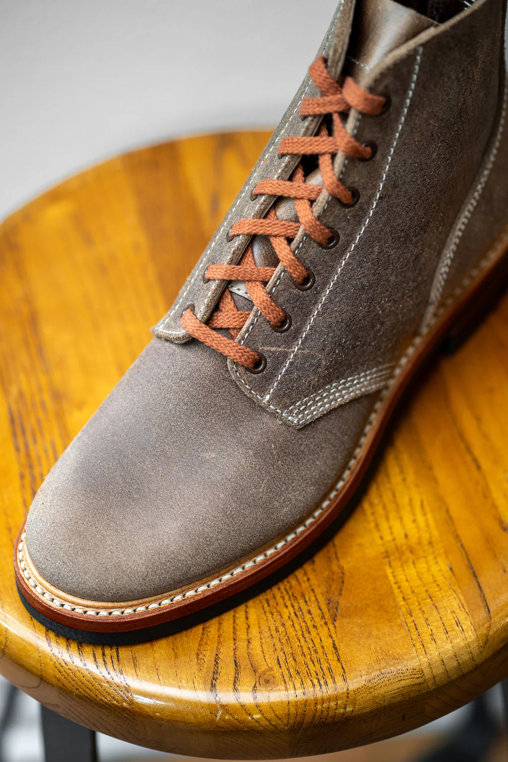 John Lofgren M-43 Service Shoes - Horween Natural CXL Natural Roughout - Image 7