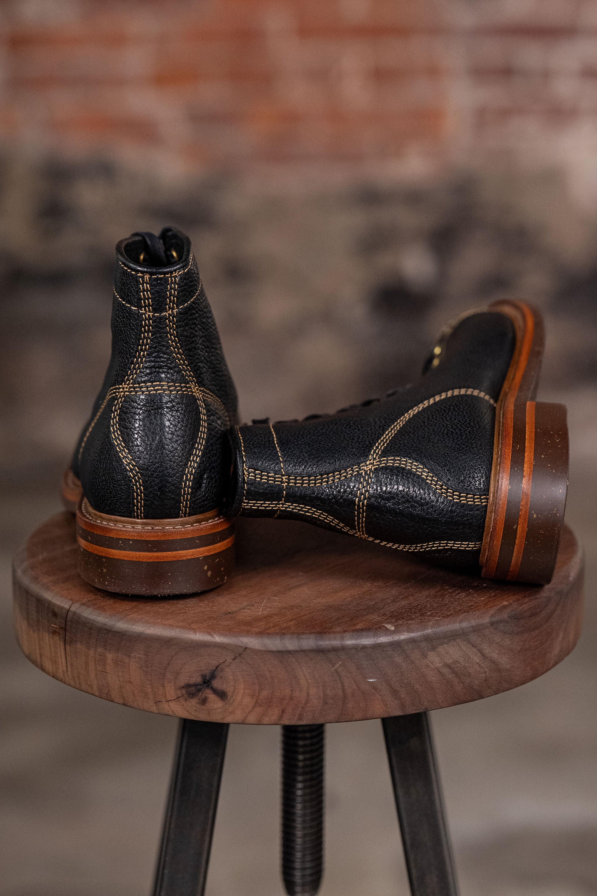 John Lofgren Monkey Boots - Limited Edition Ezo Bear Black - Image 6