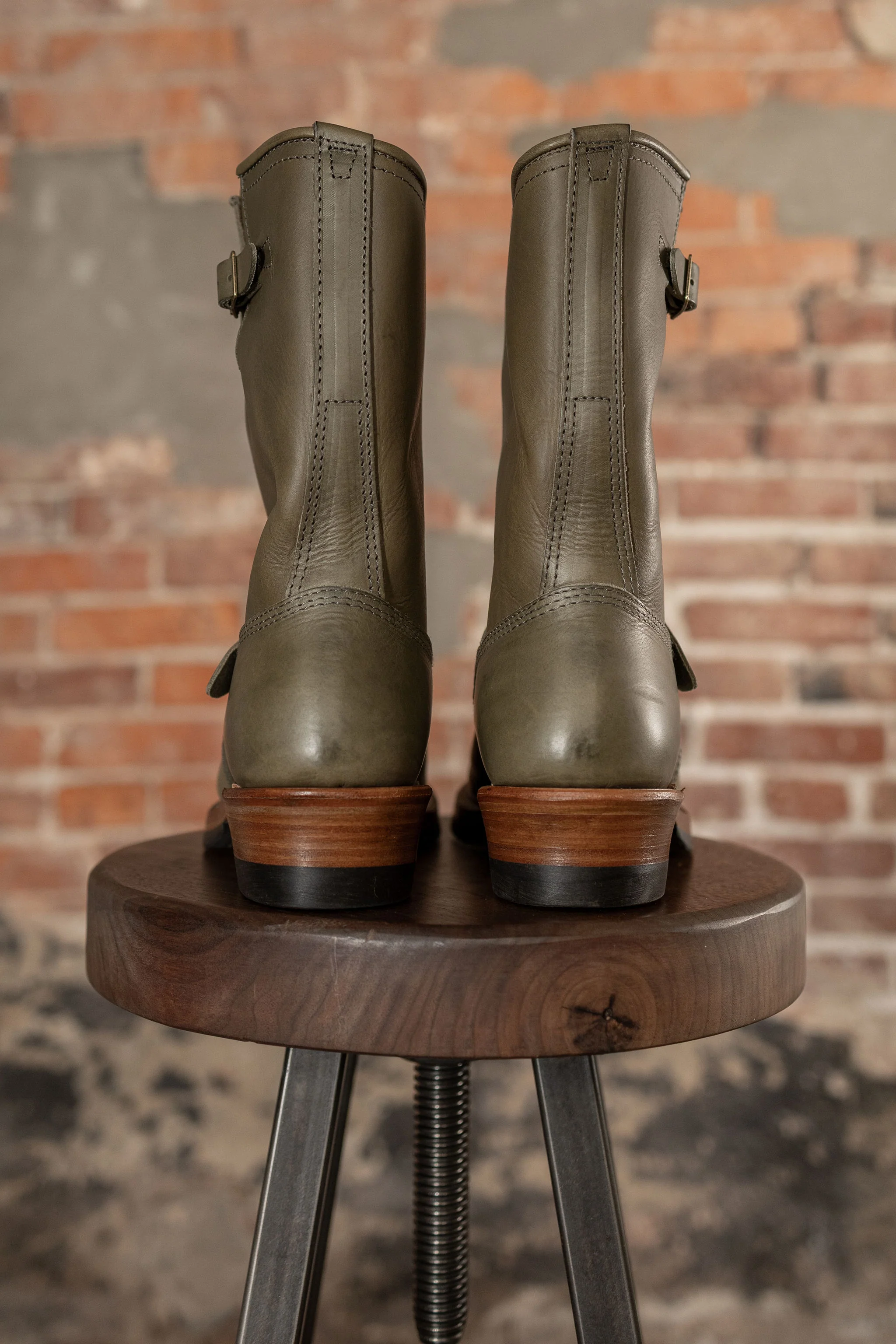 John Lofgren Wabash Engineer Boots - Badalassi Carlo Grigio - Image 3